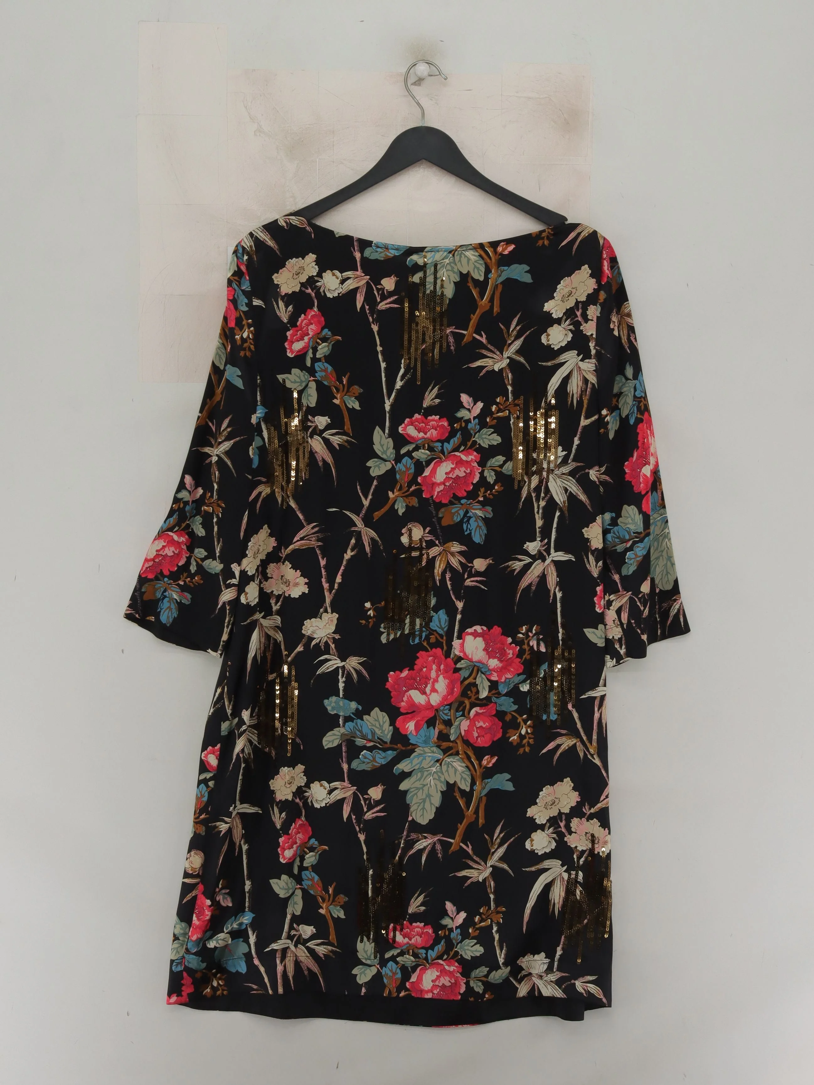 Monsoon T-Shirt Mini Dress UK16 in Black - Image 2