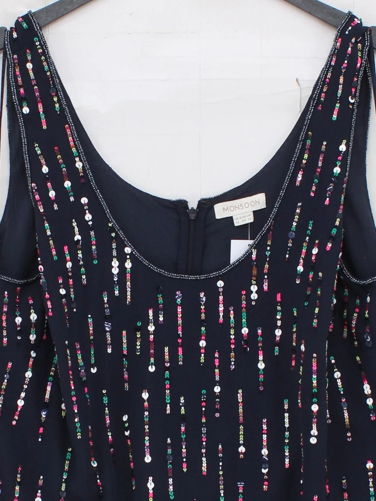 Monsoon Tank Midi Dress UK16 in Blue - Image 3