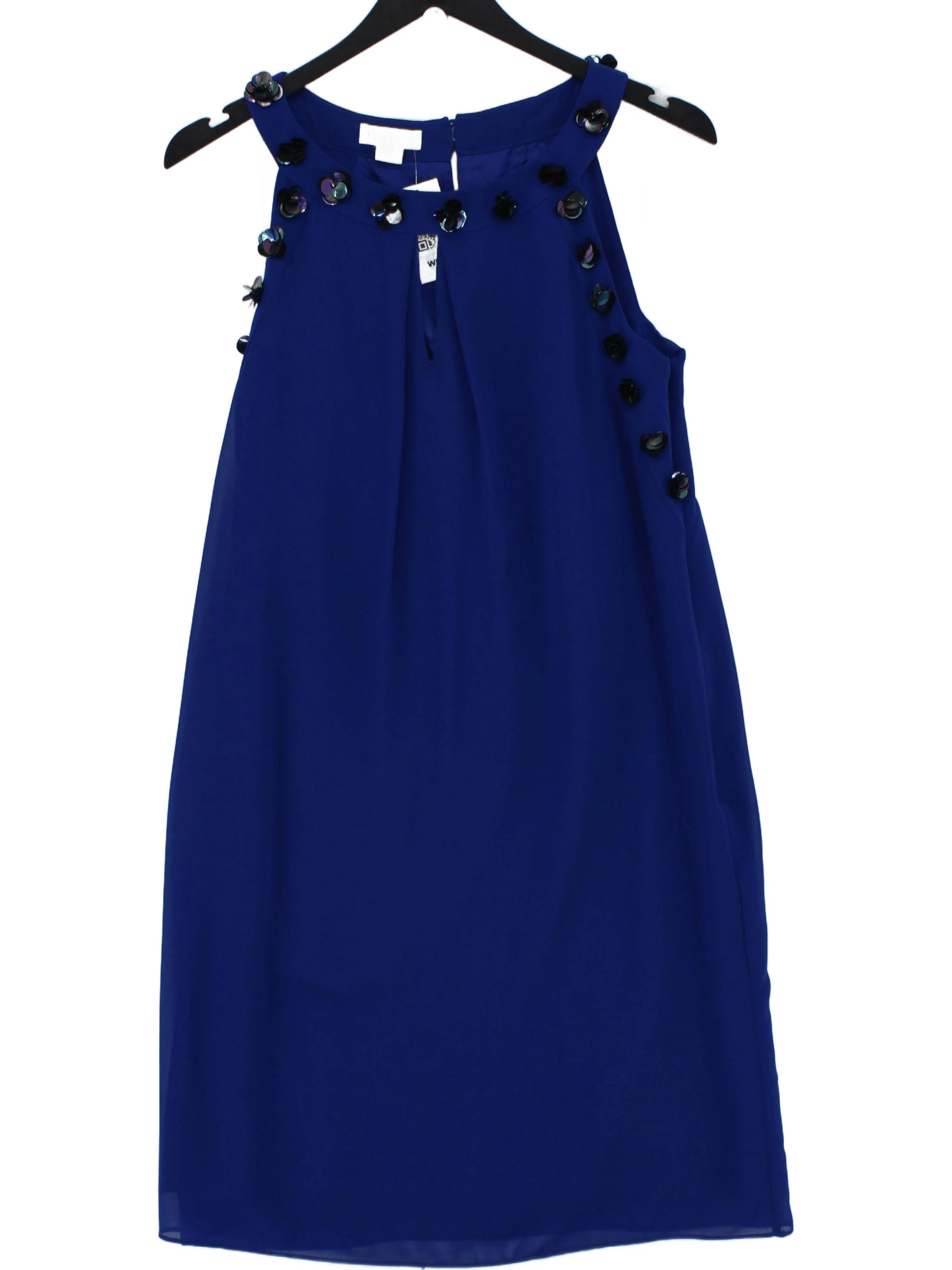 Monsoon Tank Mini Dress UK10 in Blue