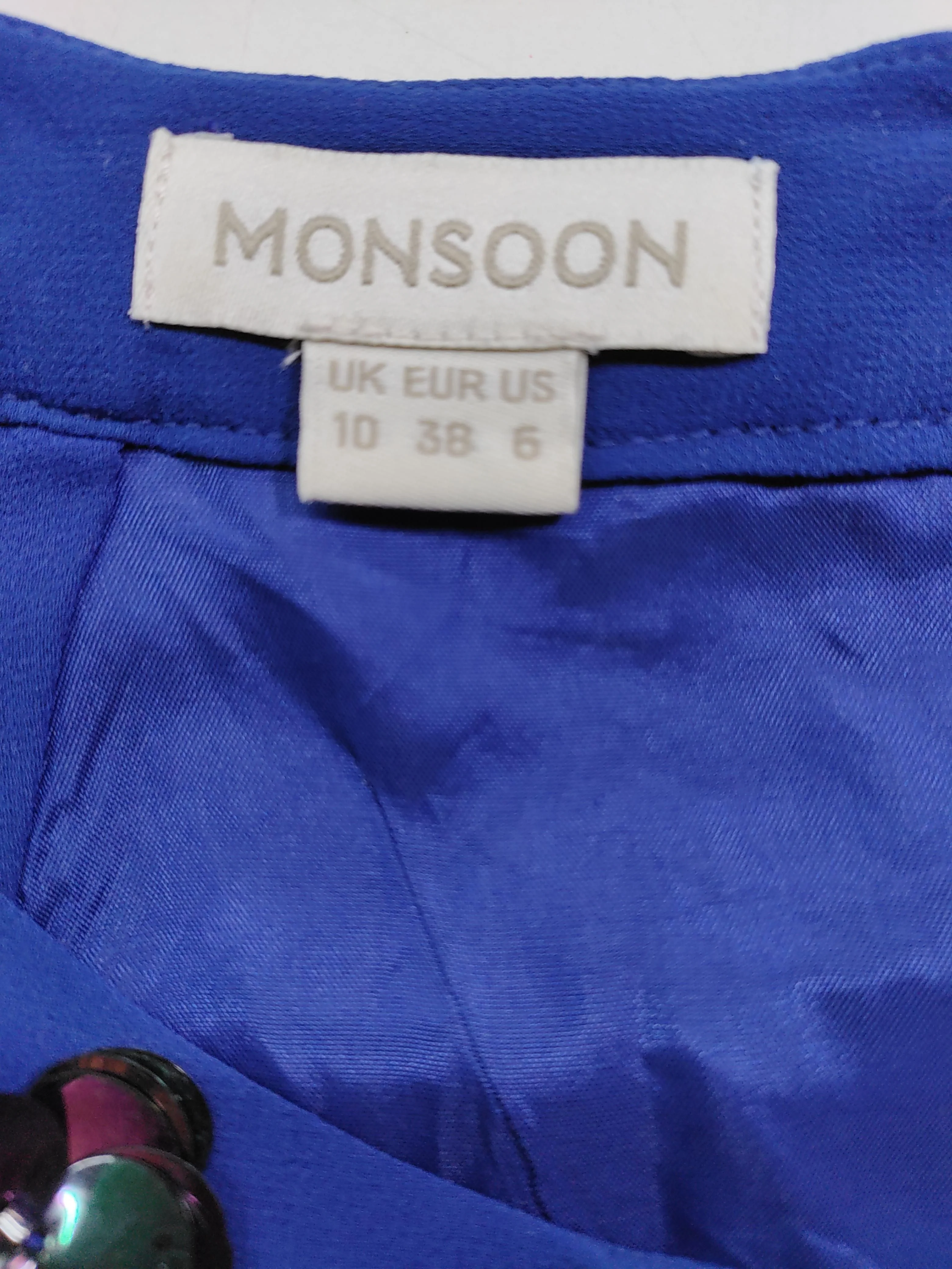 Monsoon Tank Mini Dress UK10 in Blue - Image 5