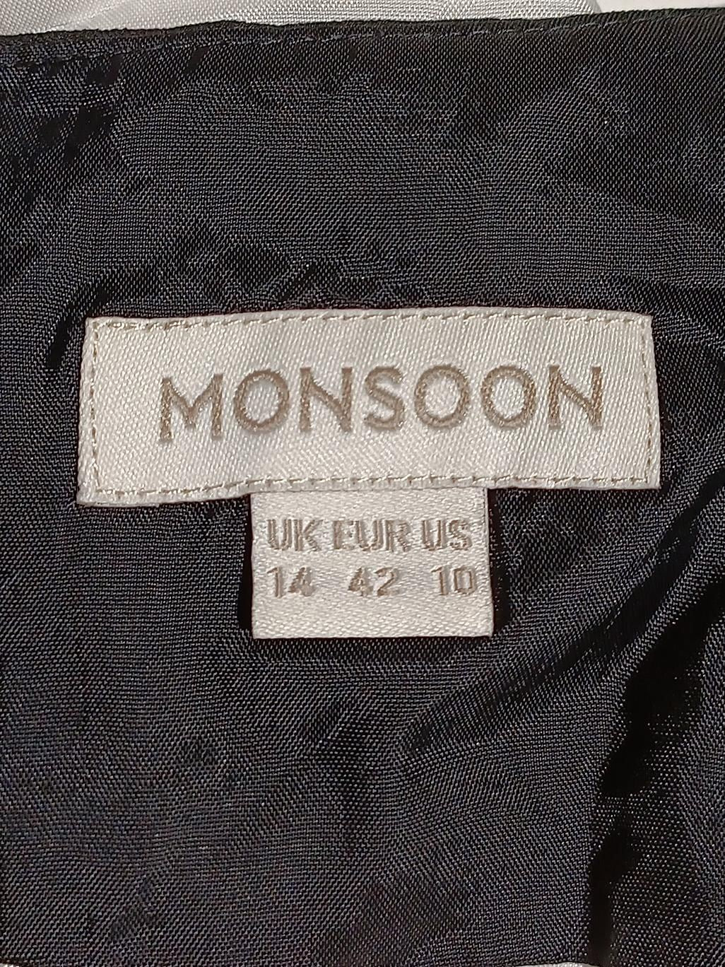 Monsoon Tank Mini Dress UK14 in White - Image 5
