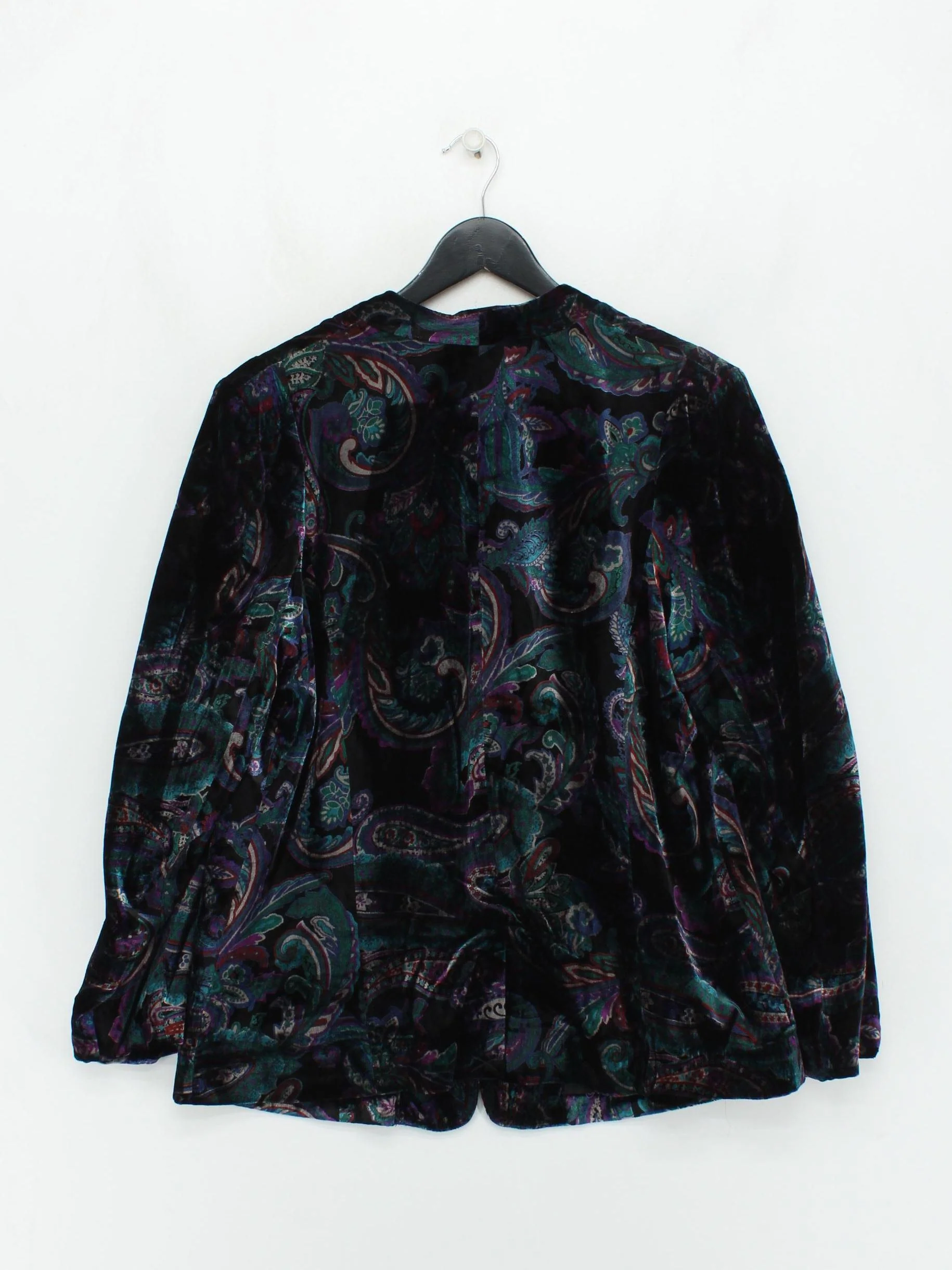 Monsoon Women's Blazer UK 16 Multi Paisley Viscose with Polyester Overcoat - Image 2