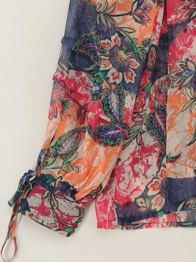 Monsoon Women's Blouse S Multi 100% Polyester Basic - Image 4
