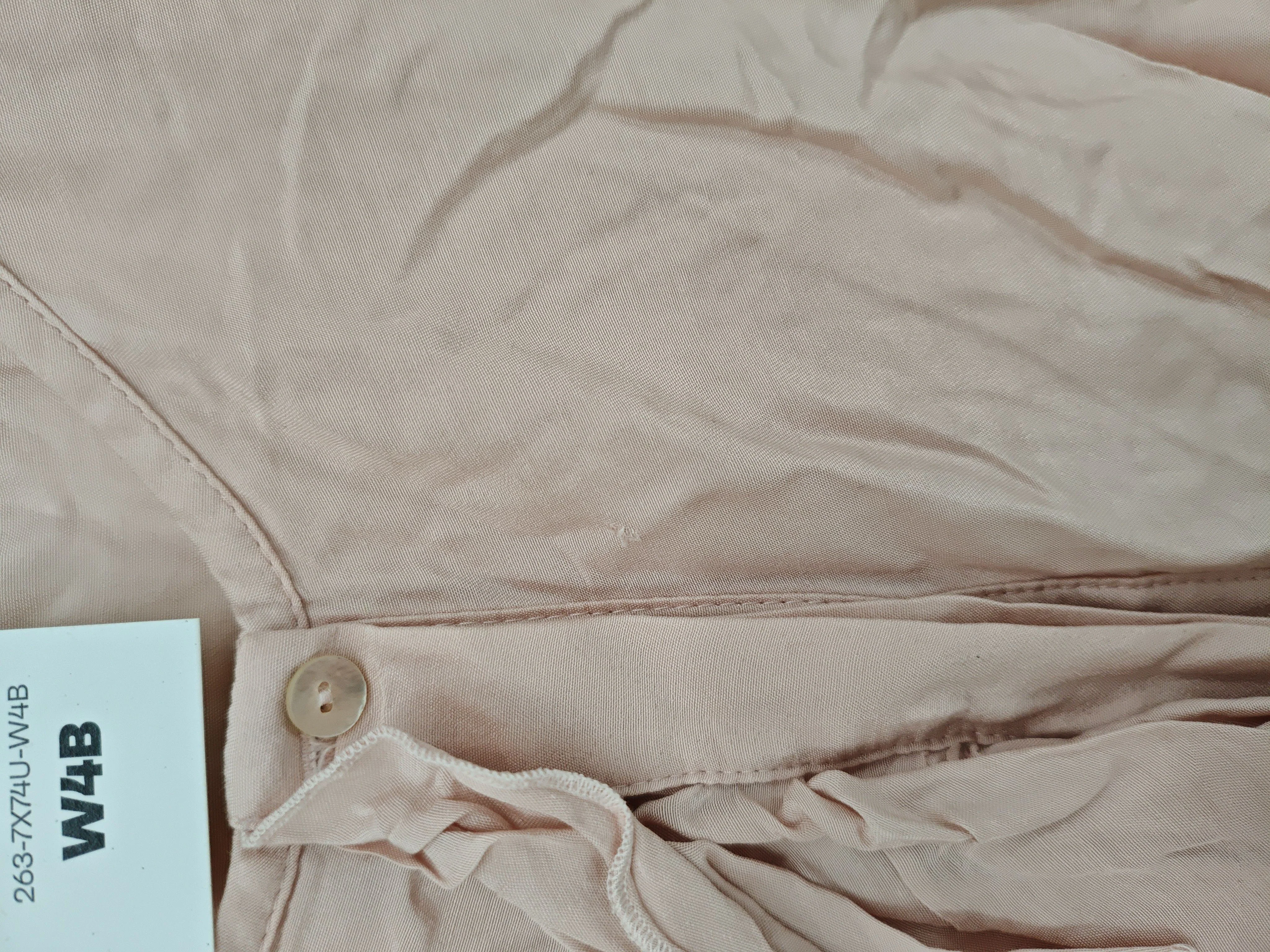 Monsoon Women's Blouse UK 18 Pink 100% Other Long Sleeve V-Neck Basic - Image 5