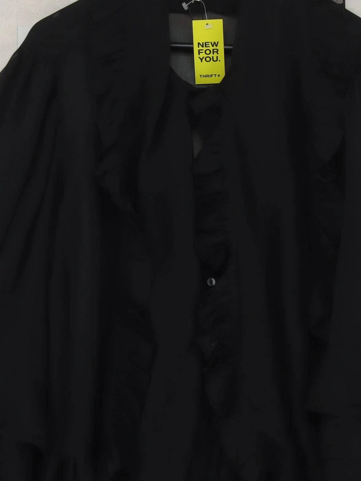 Monsoon Women's Blouse XL Black 100% Polyester Basic New with tags - Image 3