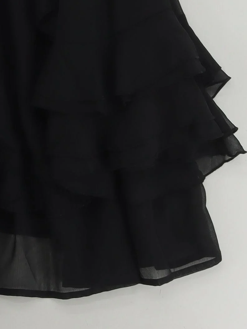 Monsoon Women's Blouse XL Black 100% Polyester Basic New with tags - Image 4