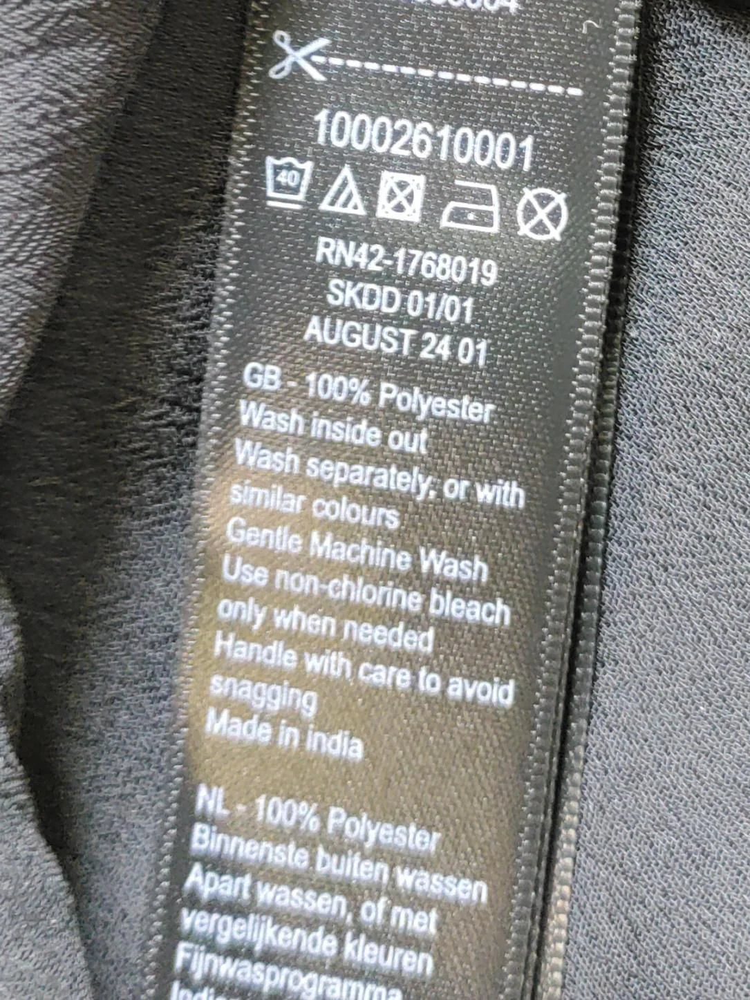 Monsoon Women's Blouse XL Black 100% Polyester Basic New with tags - Image 6