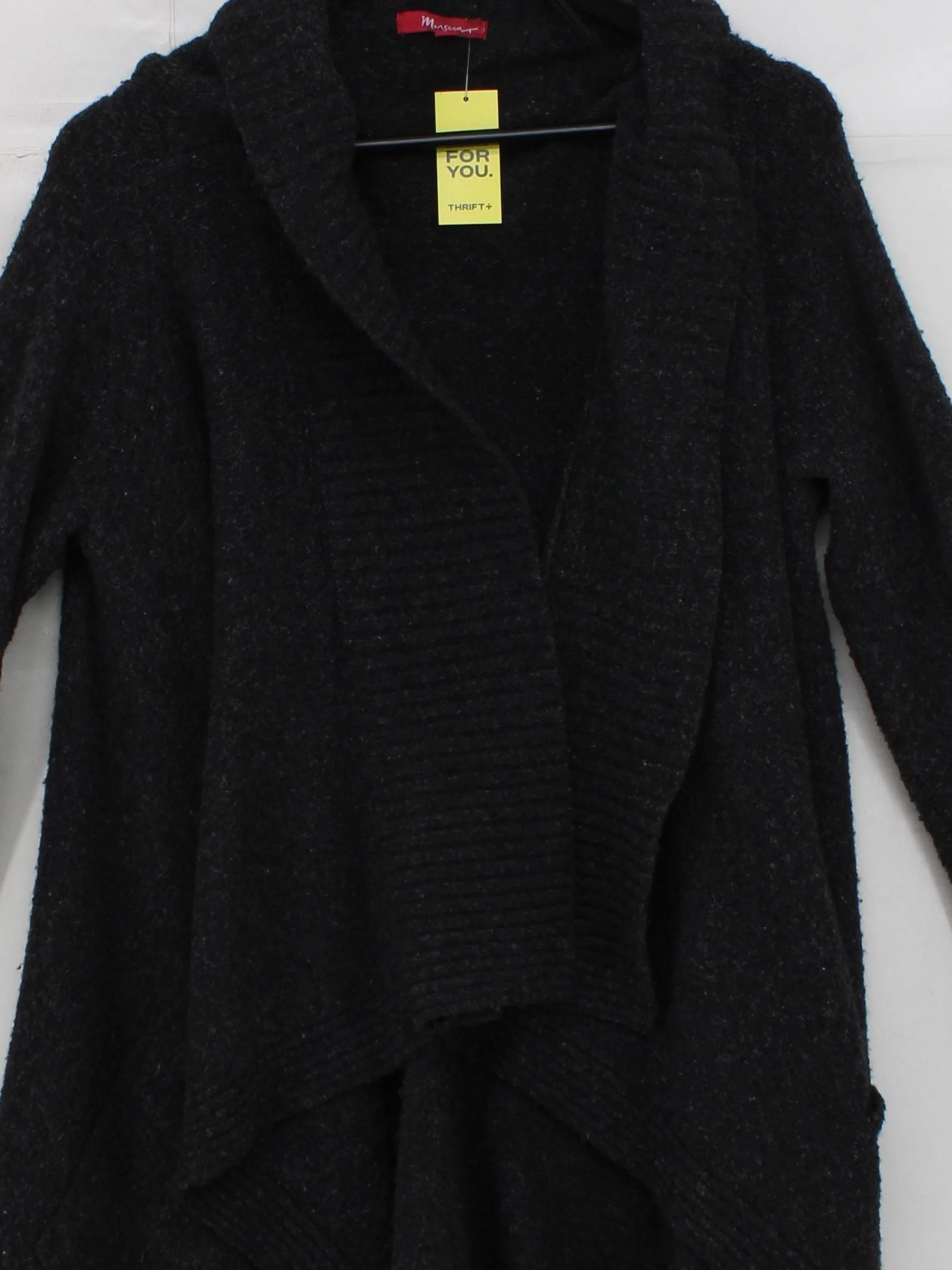 Monsoon Women's Cardigan L Grey Acrylic - Image 3