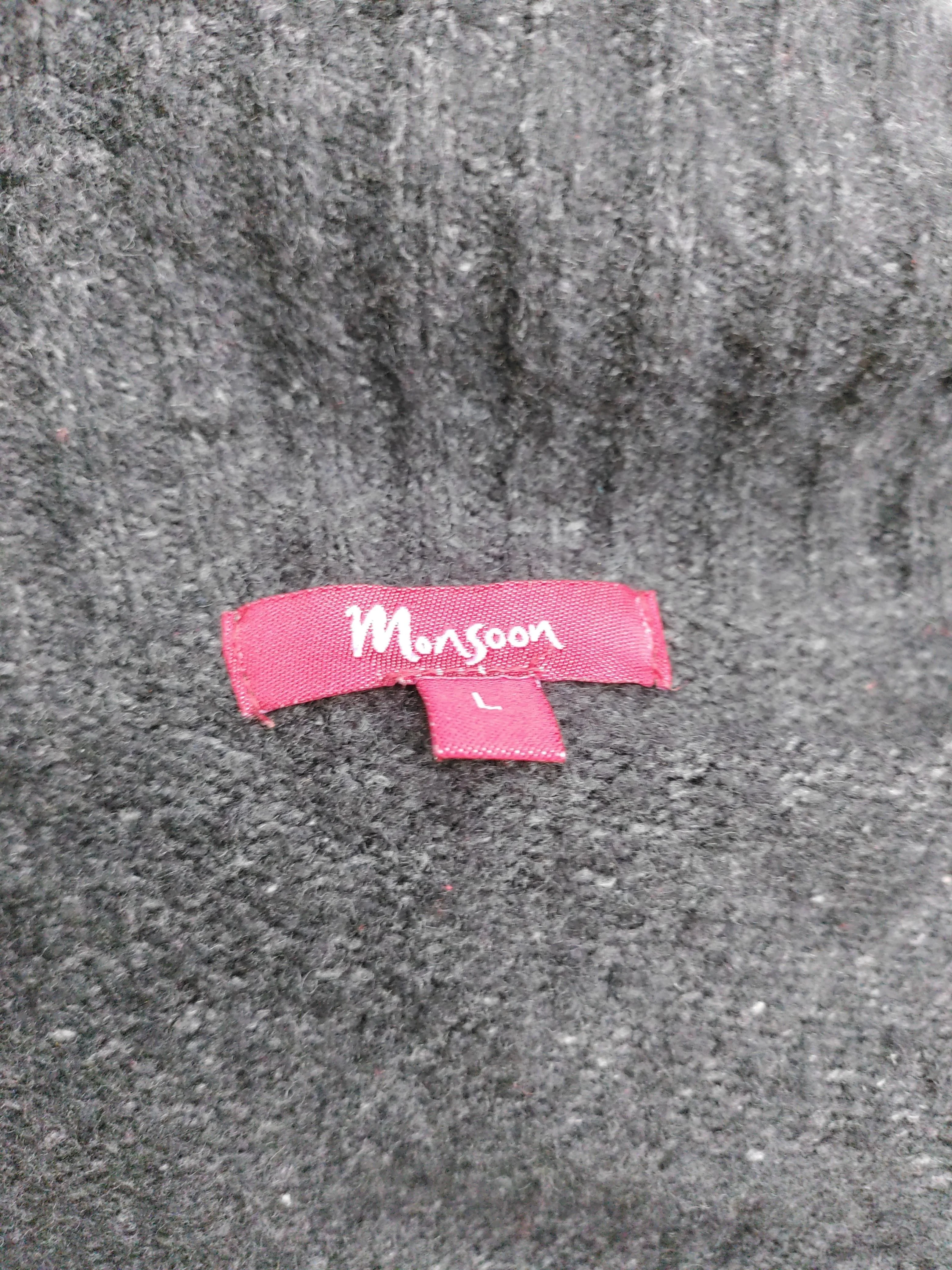 Monsoon Women's Cardigan L Grey Acrylic - Image 6