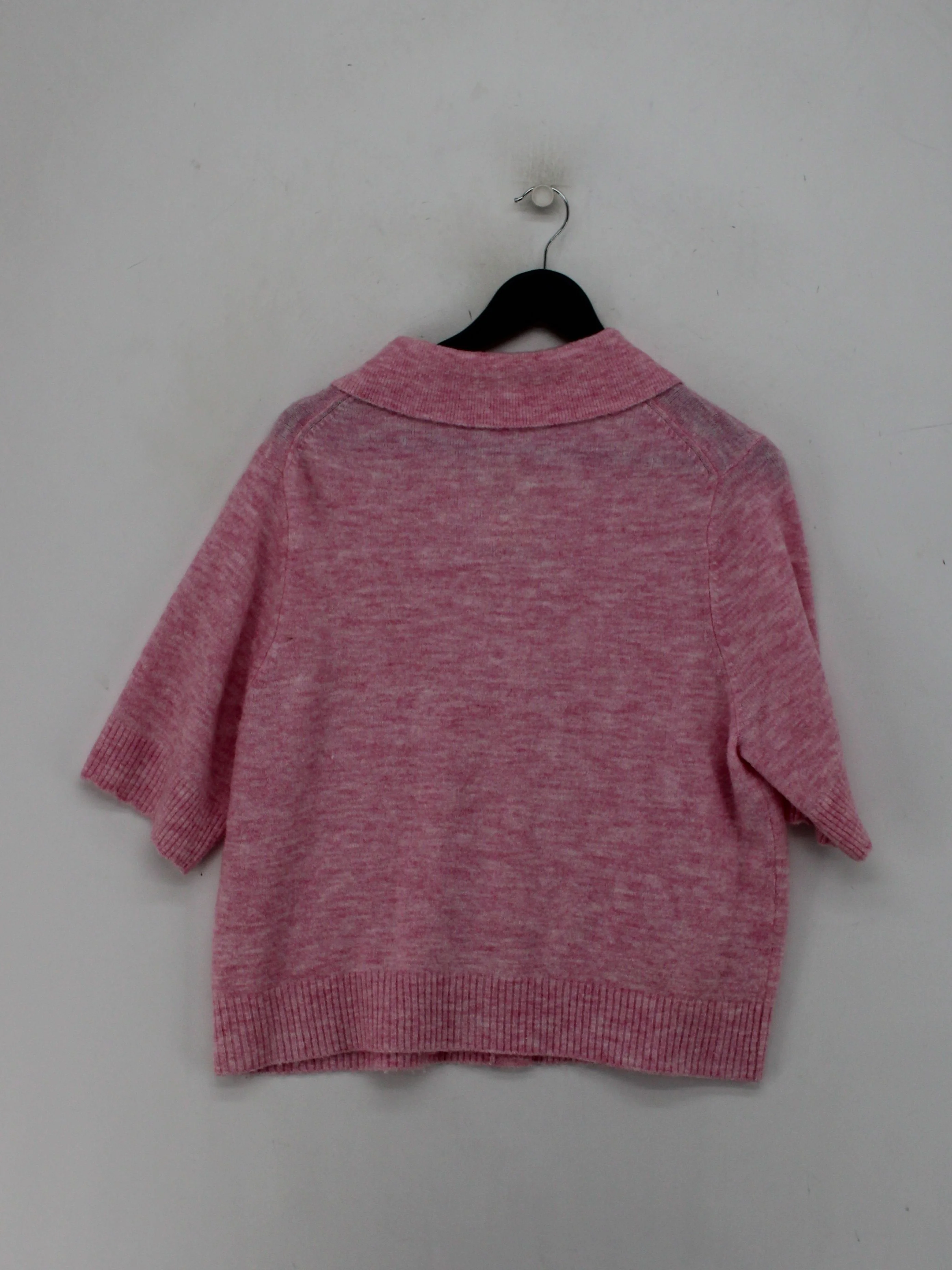 Monsoon Women's Cardigan L Pink 100% Other Collared Cardigan - Image 2