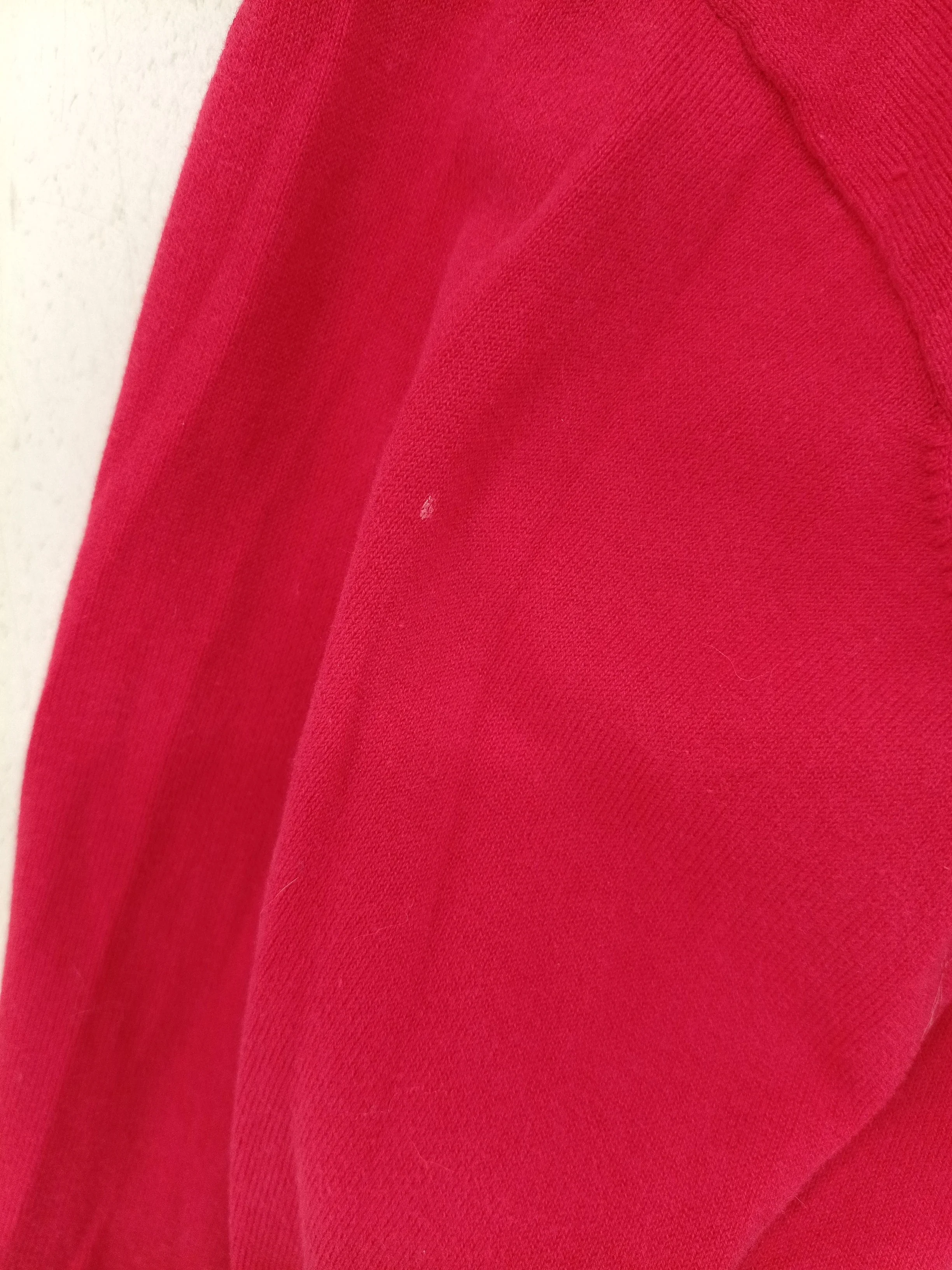 Monsoon Women's Cardigan L Red Cotton with Nylon, Elastane Round Neck Cardigan - Image 5
