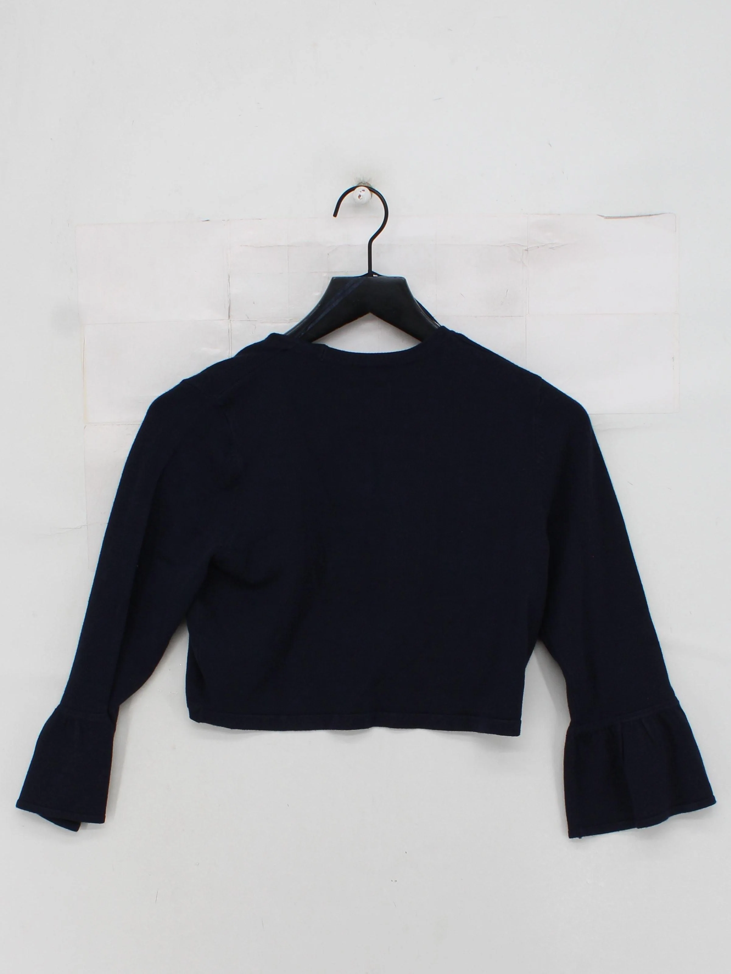 Monsoon Women's Cardigan M Blue Viscose with Nylon V-Neck Cardigan - Image 2