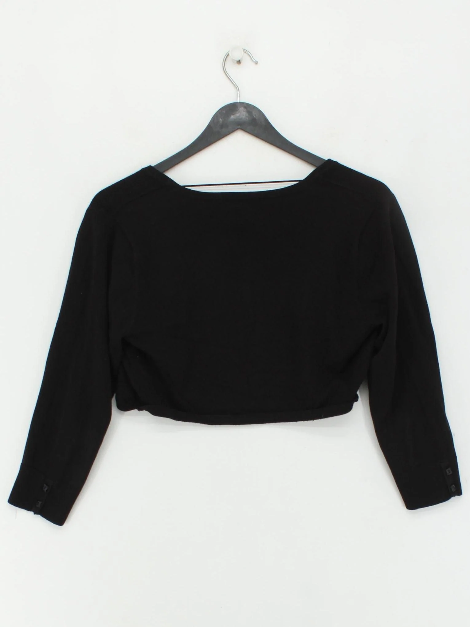 Monsoon Women's Cardigan S Black Nylon with Elastane Round Neck Cardigan - Image 2