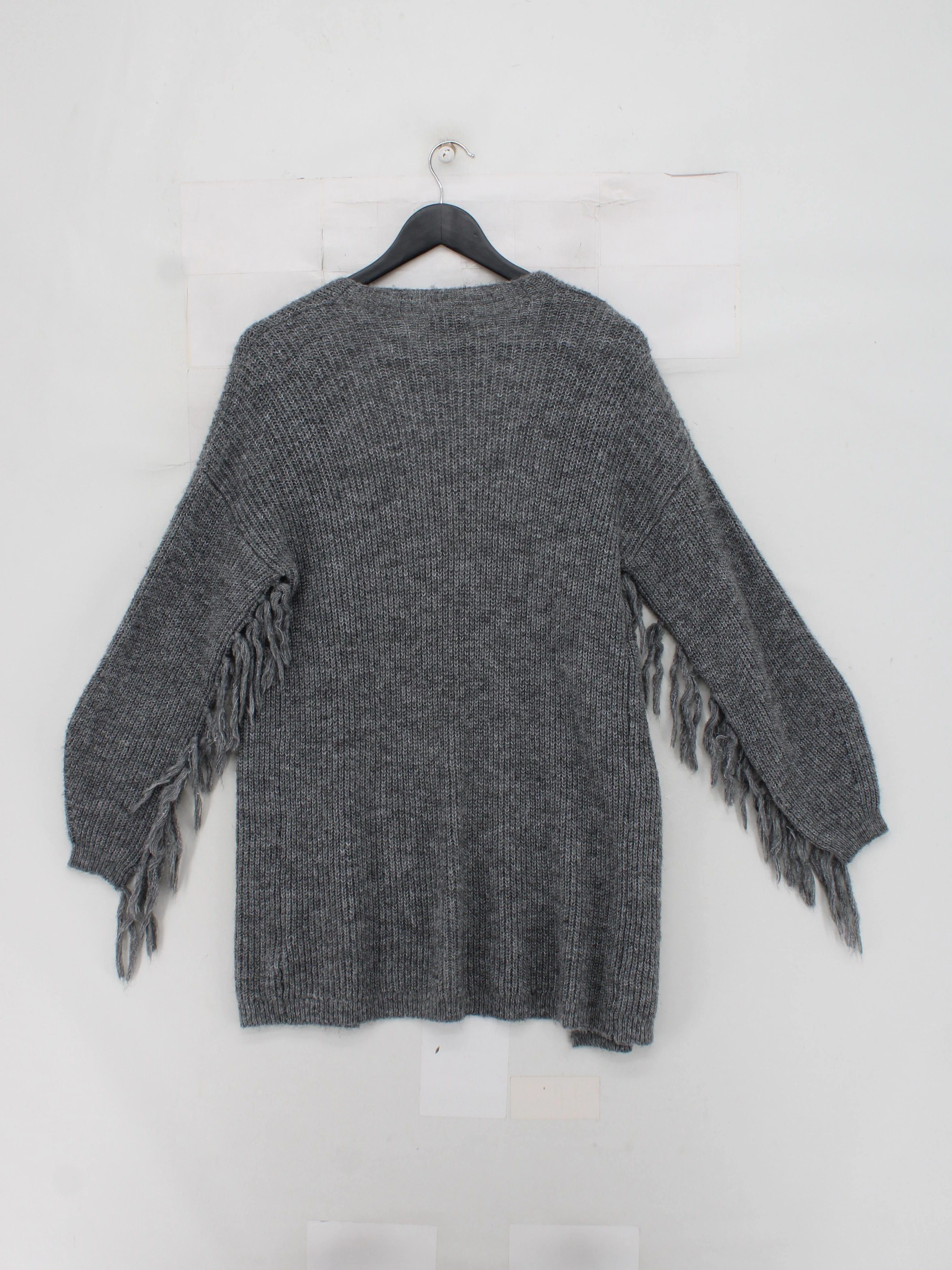 Monsoon Women's Cardigan S Grey Polyester with Nylon, Wool V-Neck Cardigan - Image 2