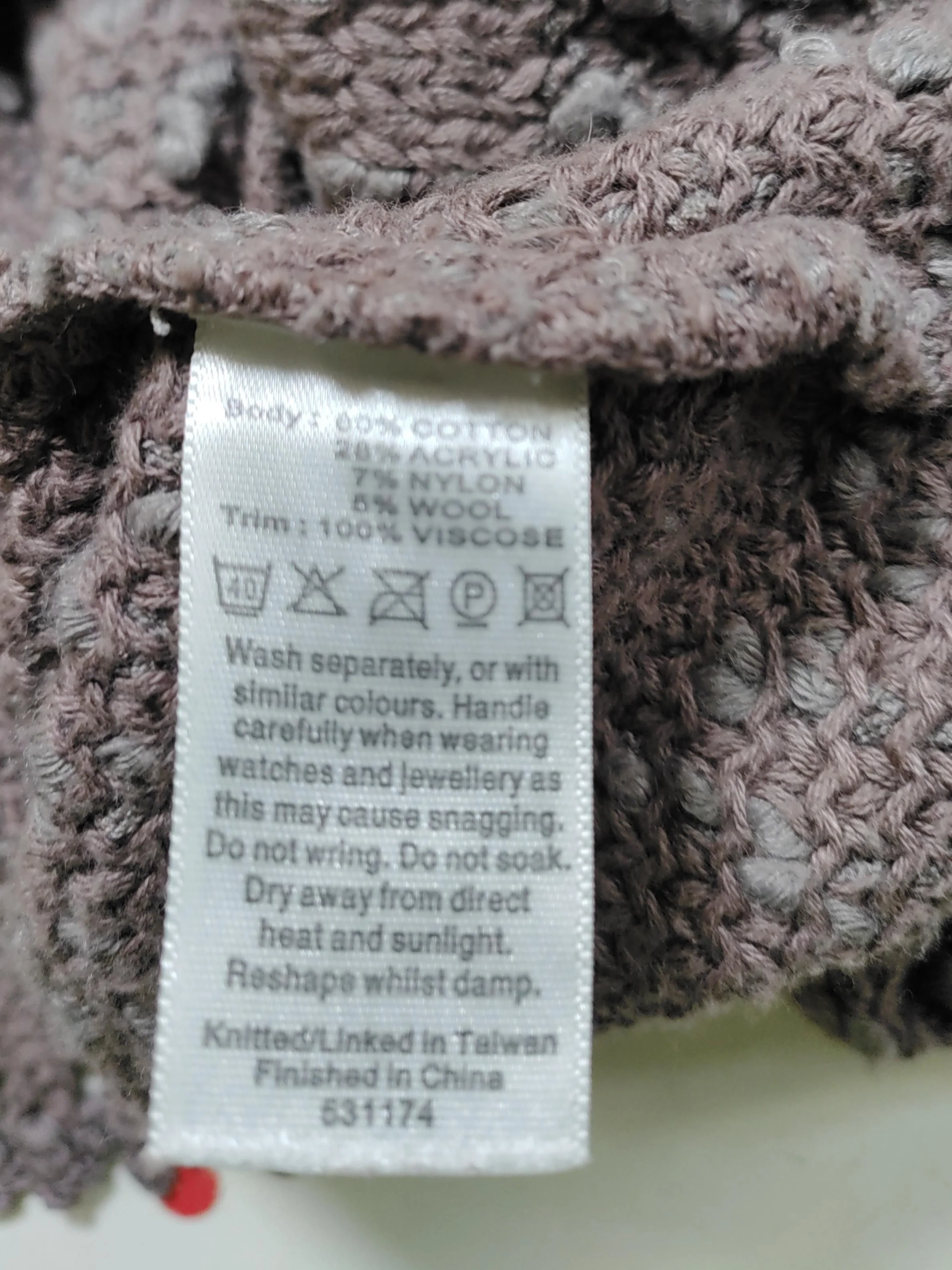 Monsoon Women's Cardigan UK 10 Brown Cotton - Image 6