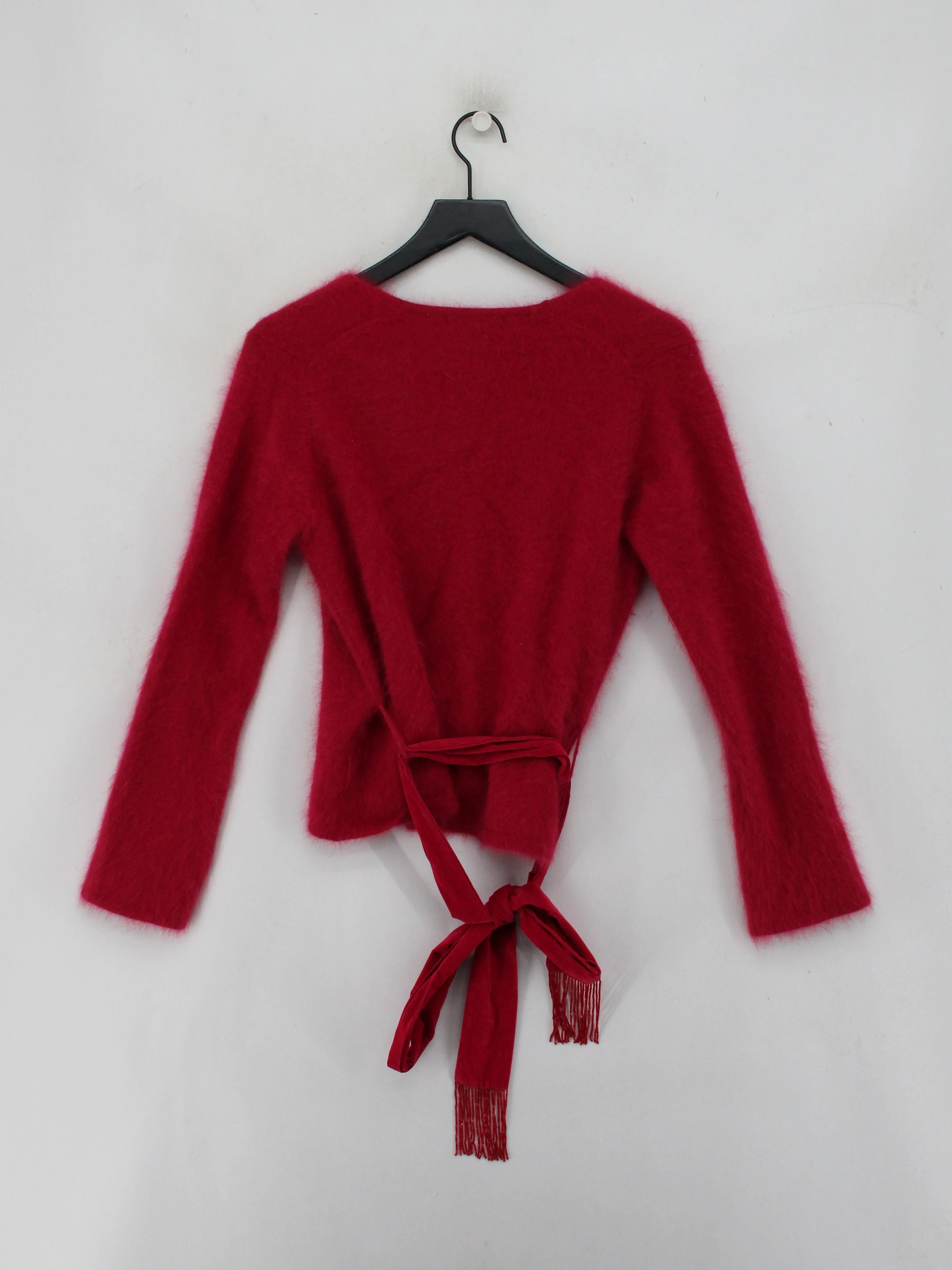 Monsoon Women's Cardigan UK 12 Red 100% Other V-Neck Cardigan - Image 2