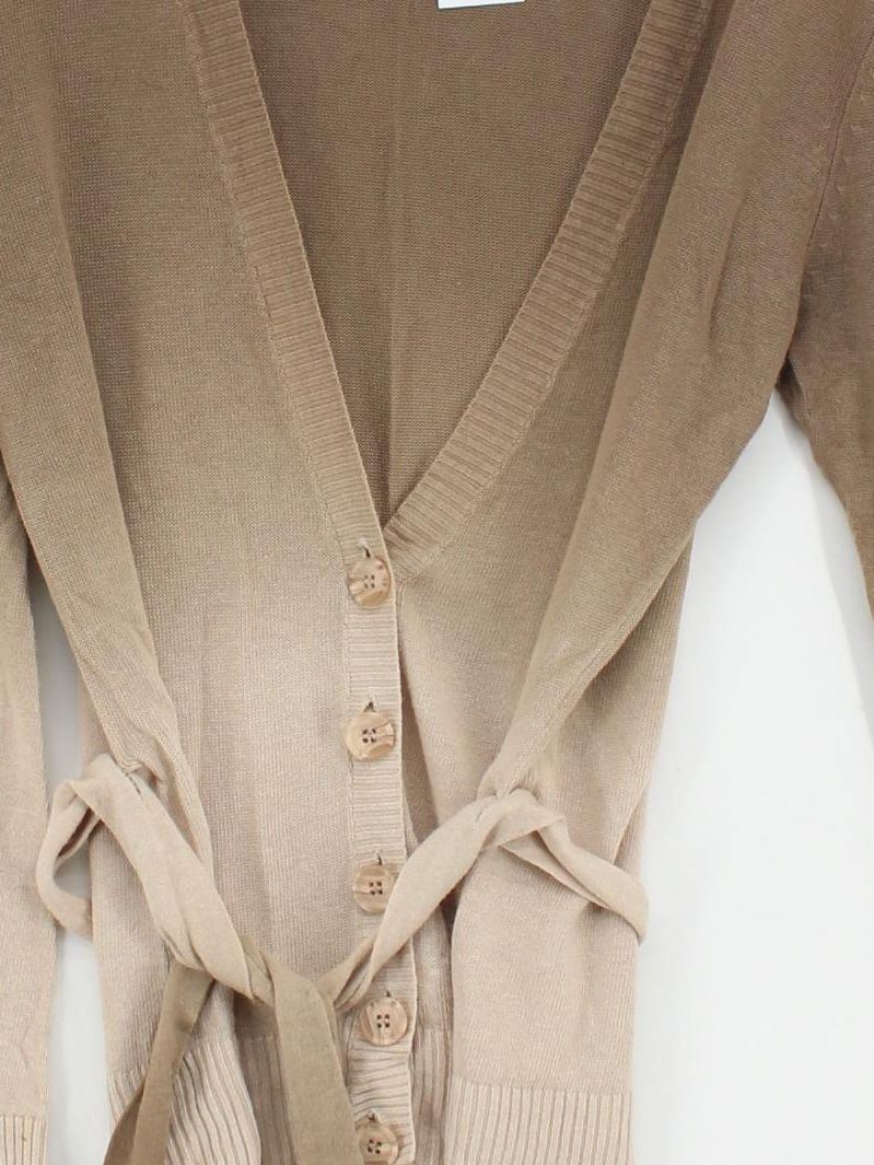 Monsoon Women's Cardigan UK 14 Brown Other with Viscose V-Neck Cardigan - Image 3