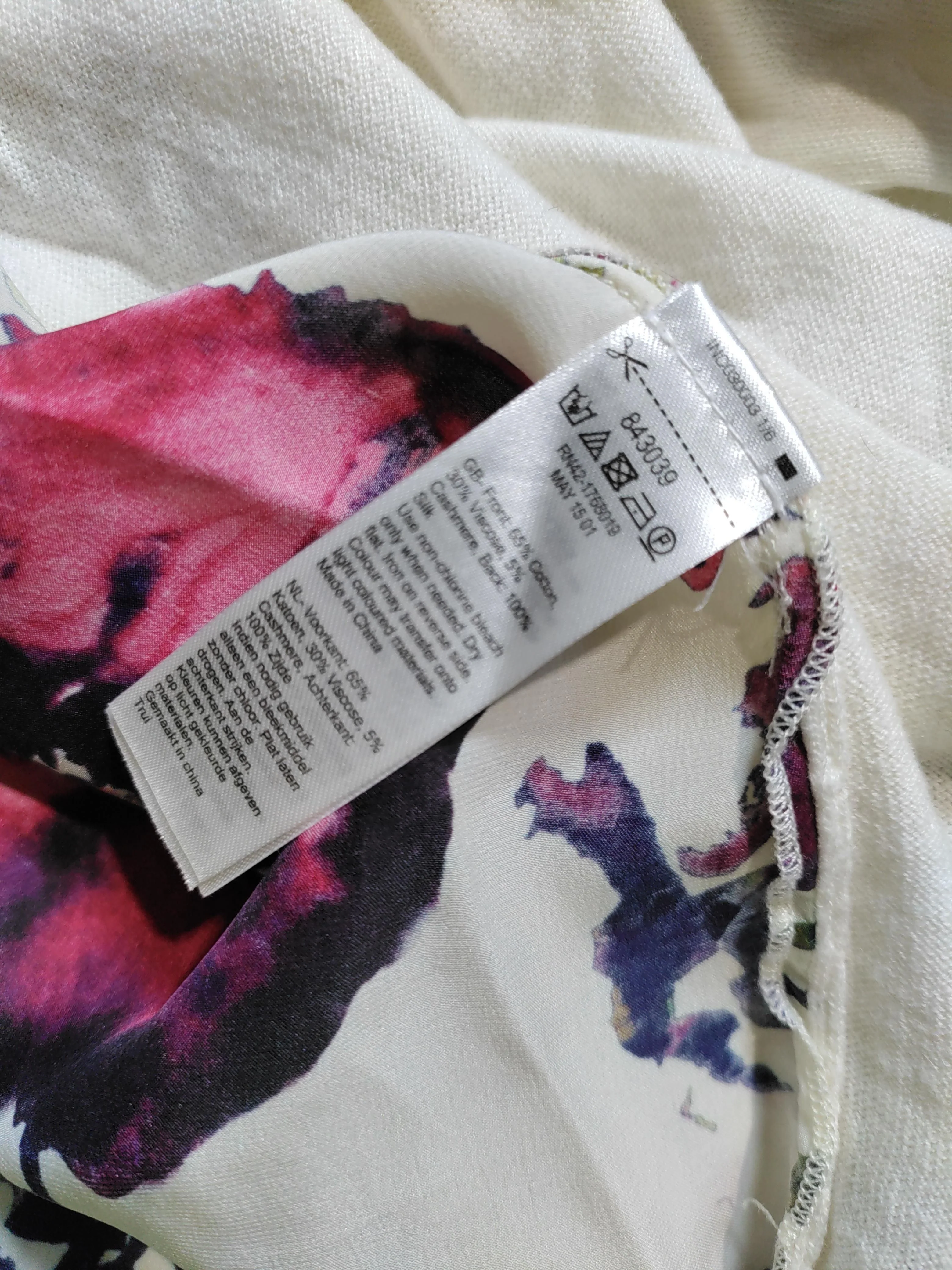 Monsoon Women's Cardigan UK 14 Multi Viscose with Cotton, Cashmere Cardigan - Image 6