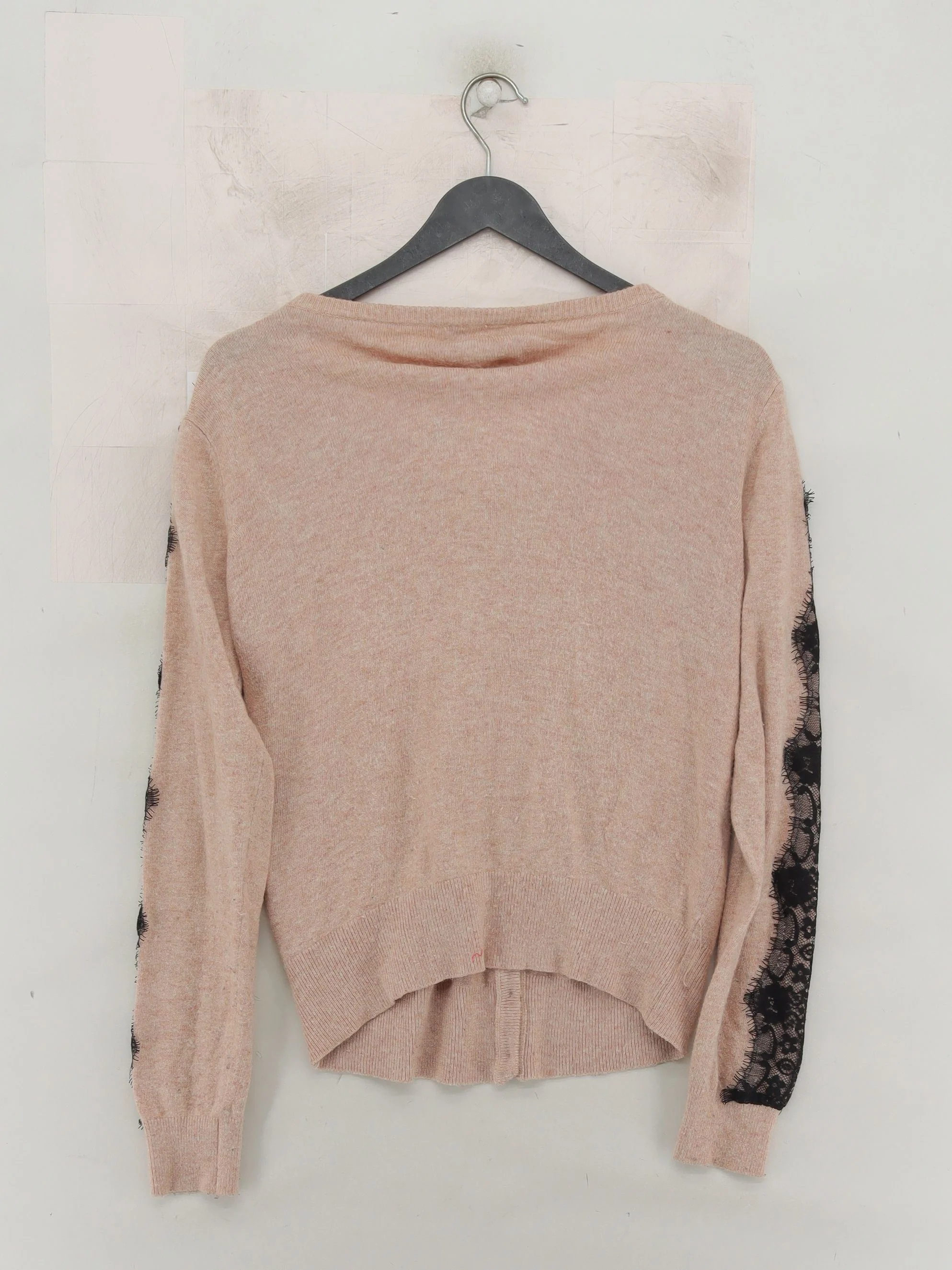Monsoon Women's Cardigan UK 14 Pink Viscose with Nylon, Angora Cardigan - Image 2