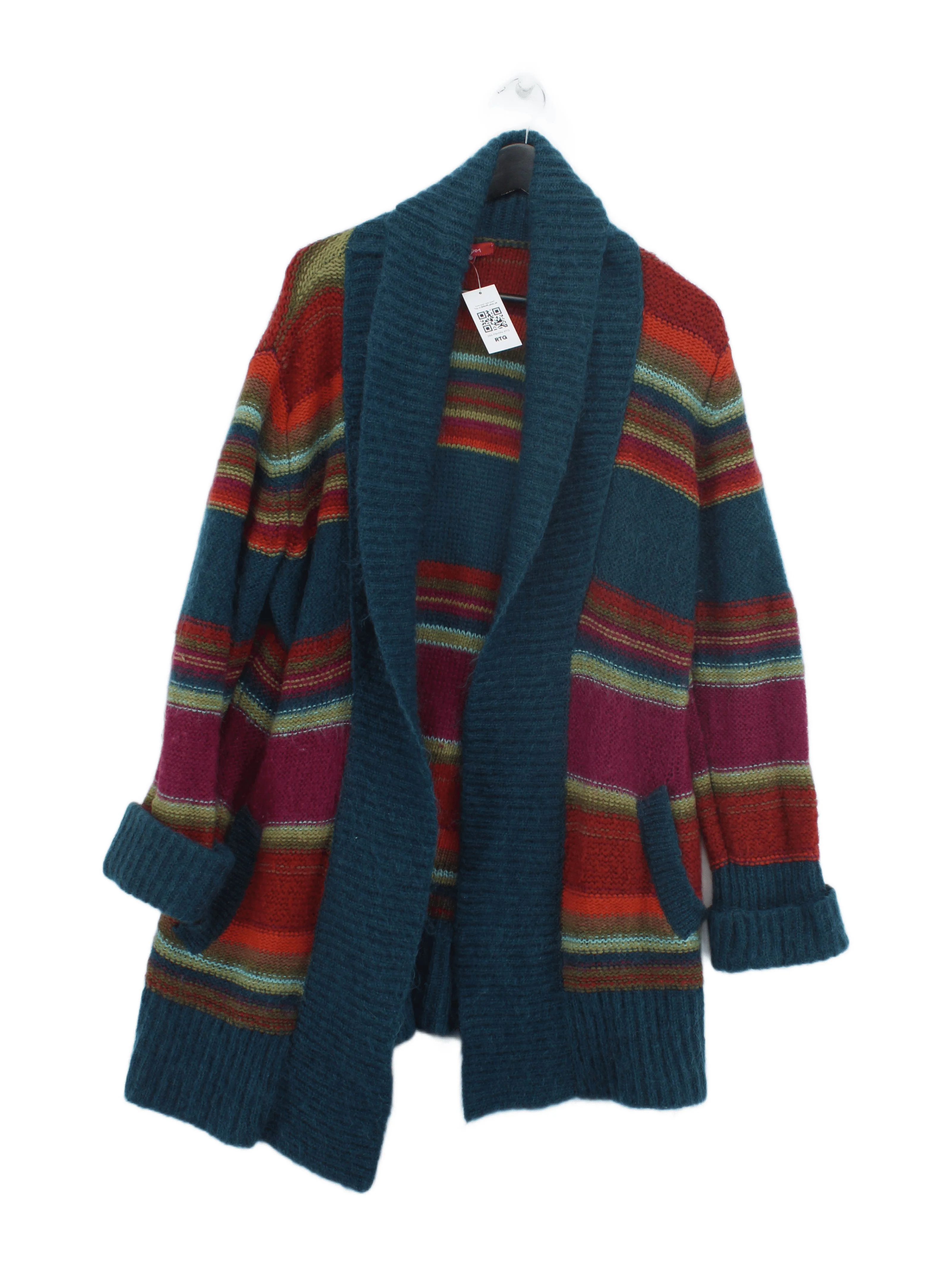 Monsoon Women's Cardigan XXL Multi Wool with Acrylic, Mohair Cardigan