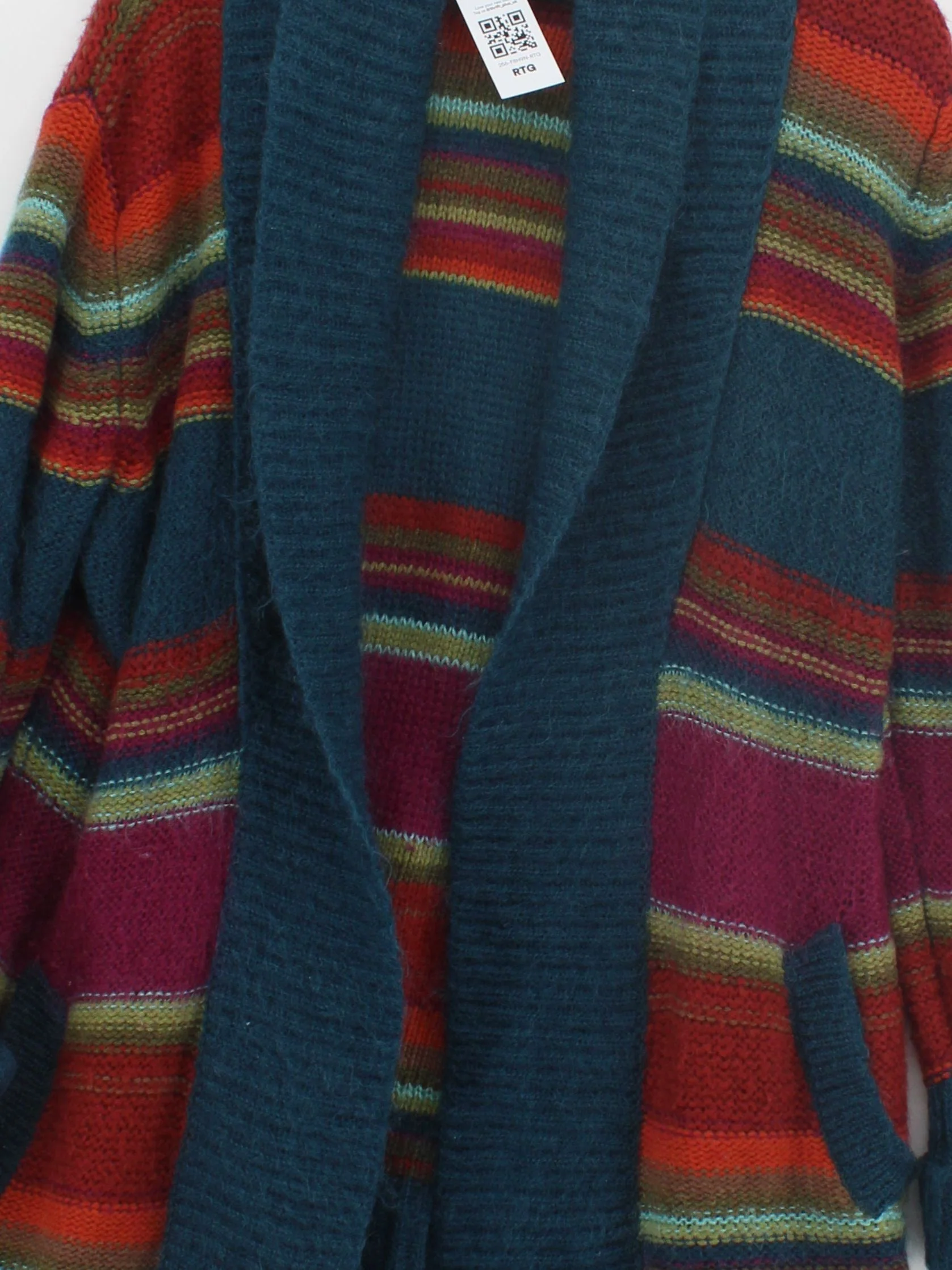 Monsoon Women's Cardigan XXL Multi Wool with Acrylic, Mohair Cardigan - Image 3