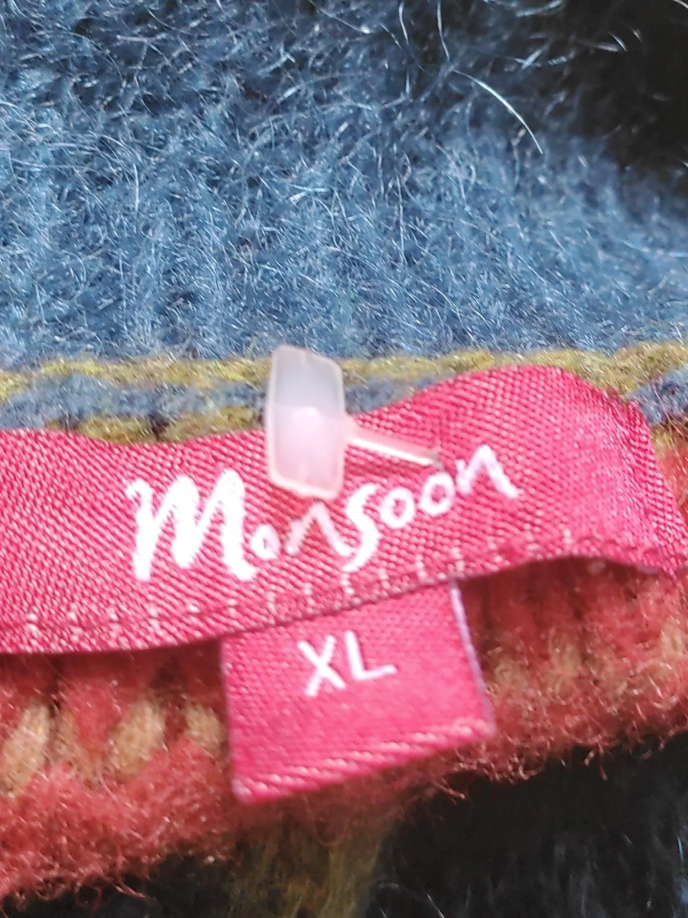 Monsoon Women's Cardigan XXL Multi Wool with Acrylic, Mohair Cardigan - Image 6