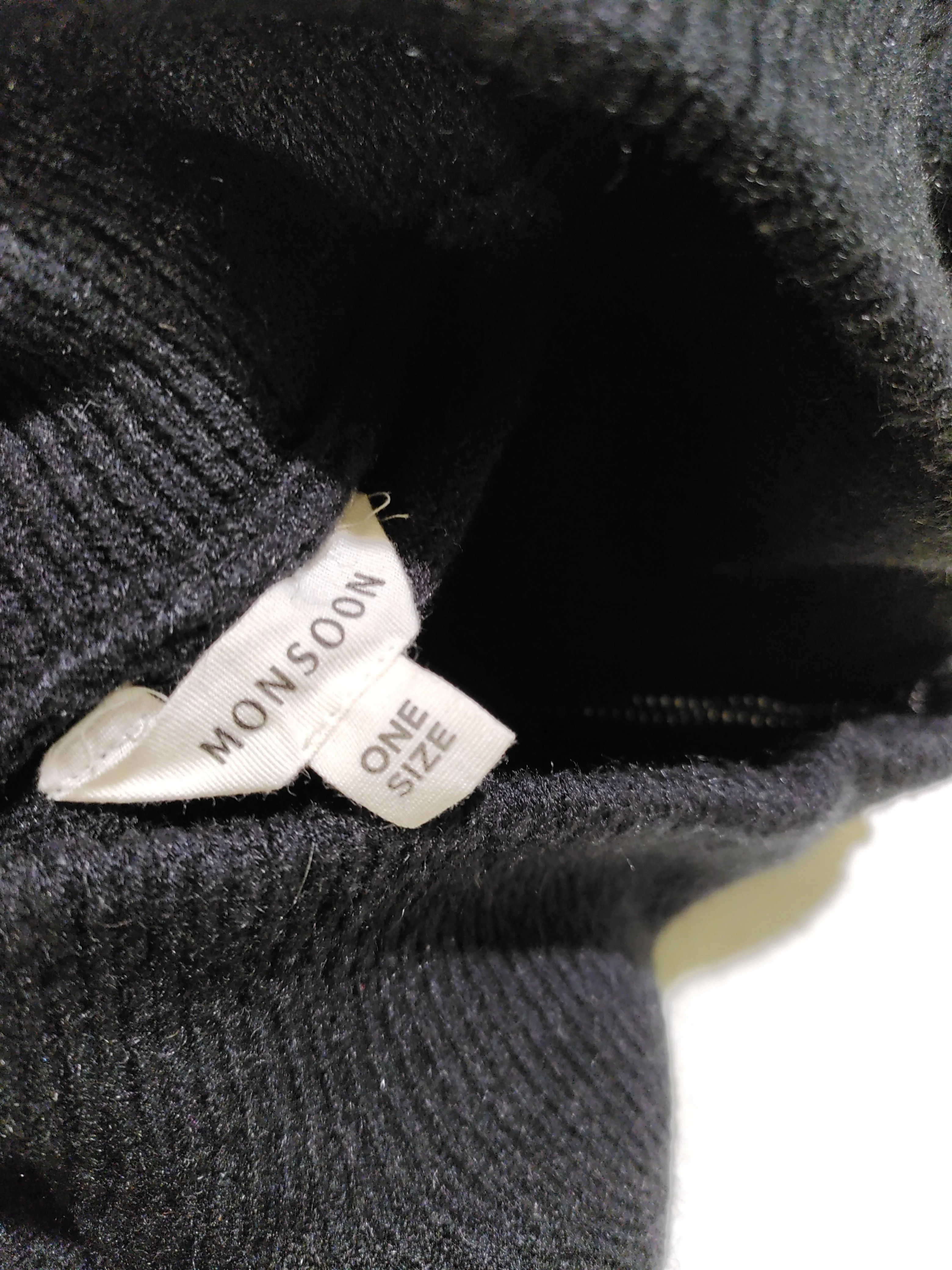 Monsoon Women's Coat Black Acrylic with Polyester, Nylon Overcoat - Image 5