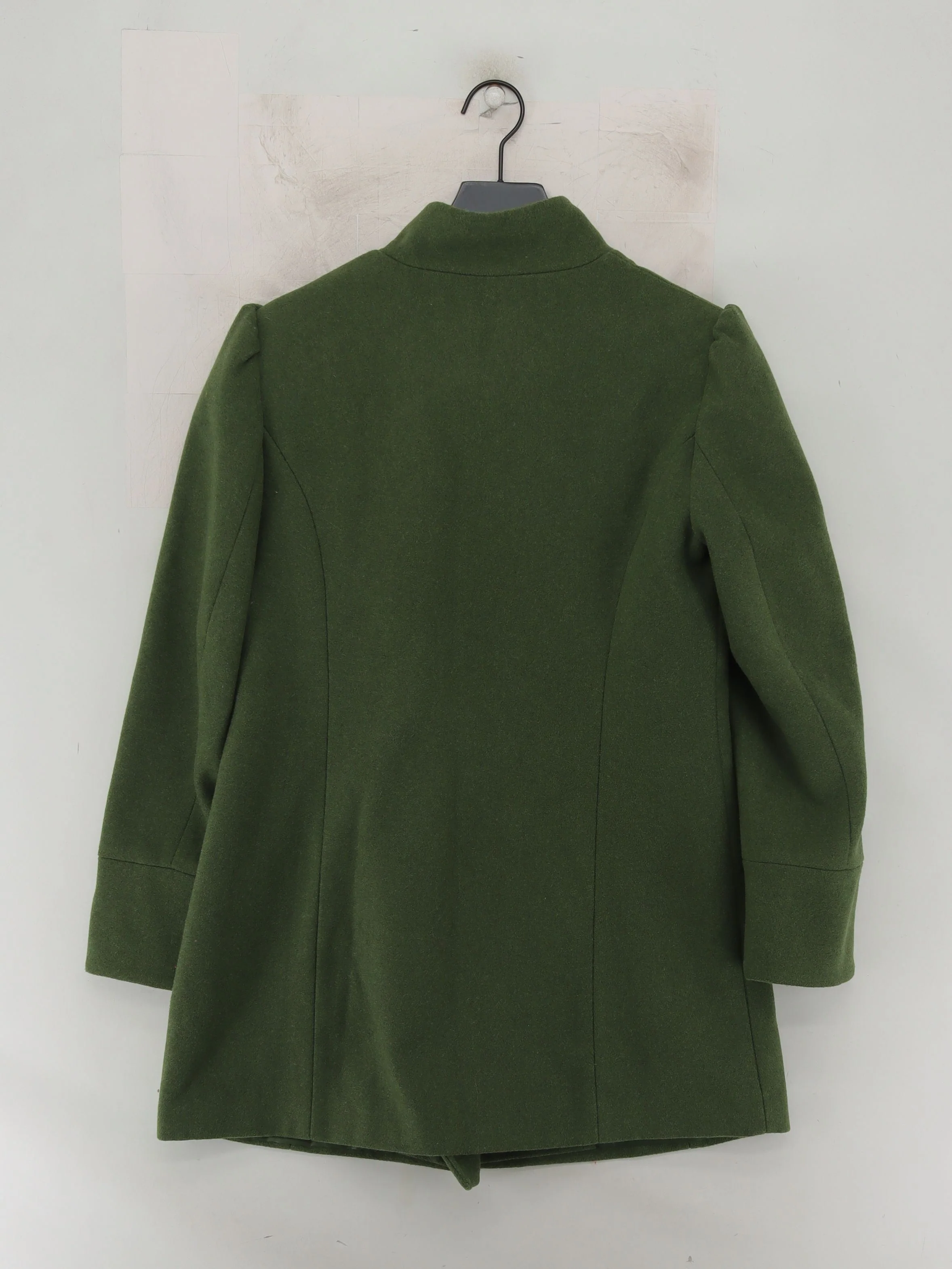 Monsoon Women's Coat UK 12 Green Wool - Image 2
