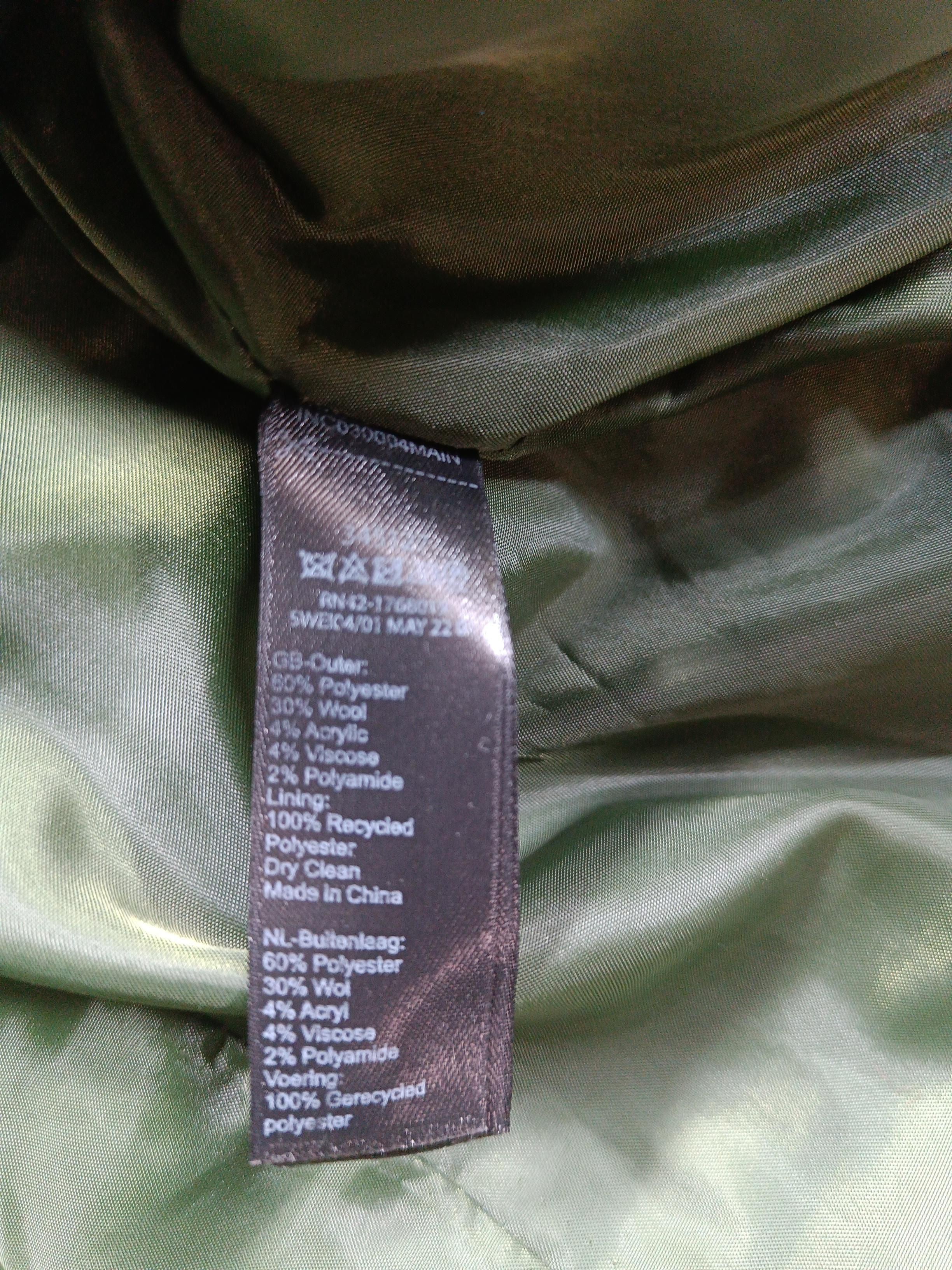 Monsoon Women's Coat UK 12 Green Wool - Image 6