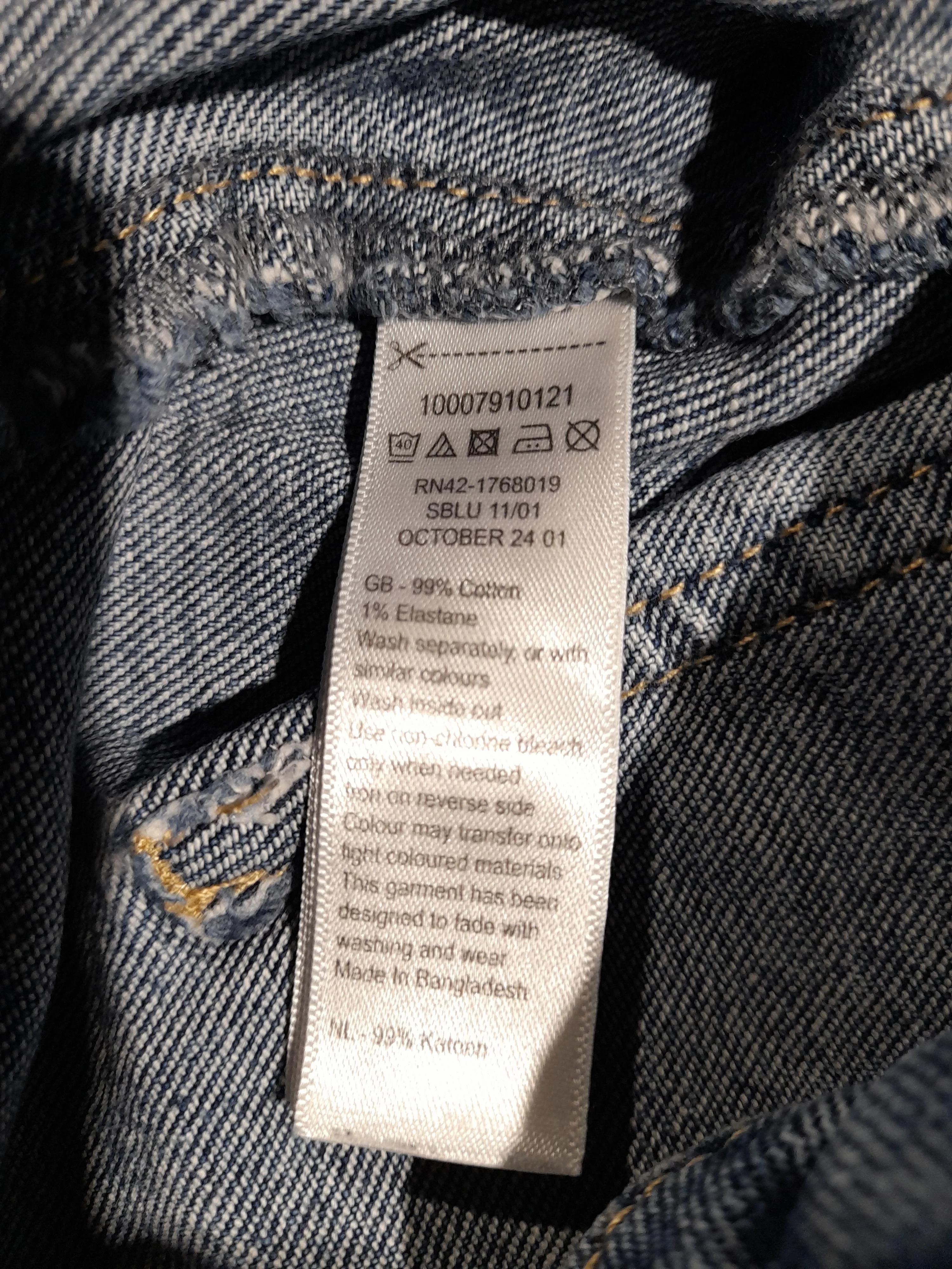 Monsoon Women's Jeans UK 14 Blue Cotton with Elastane Wide-Leg - Image 6