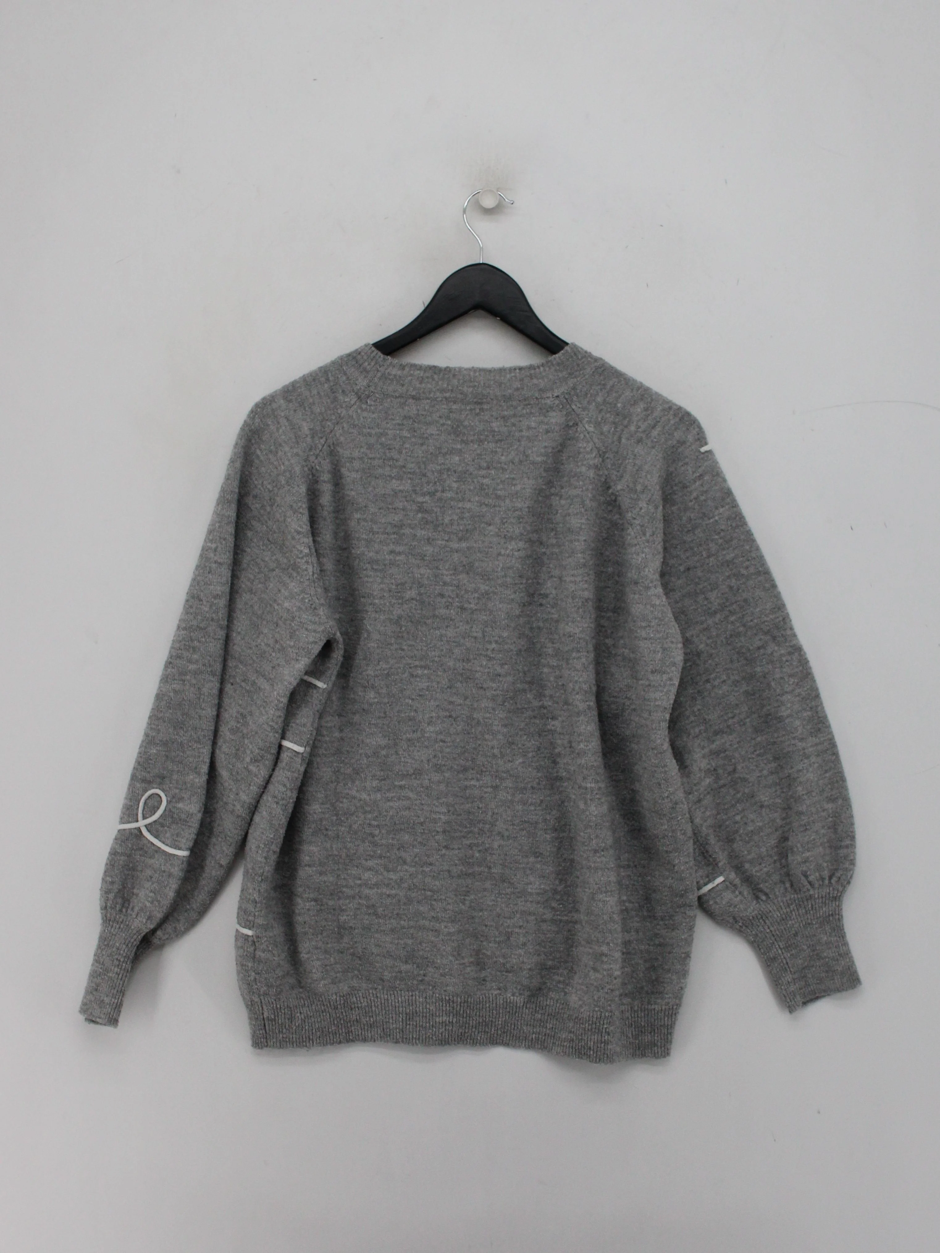 Monsoon Women's Jumper L Grey Polyester with Acrylic, Elastane Pullover - Image 2