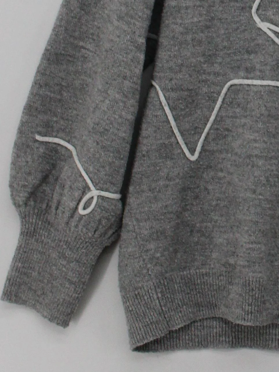 Monsoon Women's Jumper L Grey Polyester with Acrylic, Elastane Pullover - Image 4