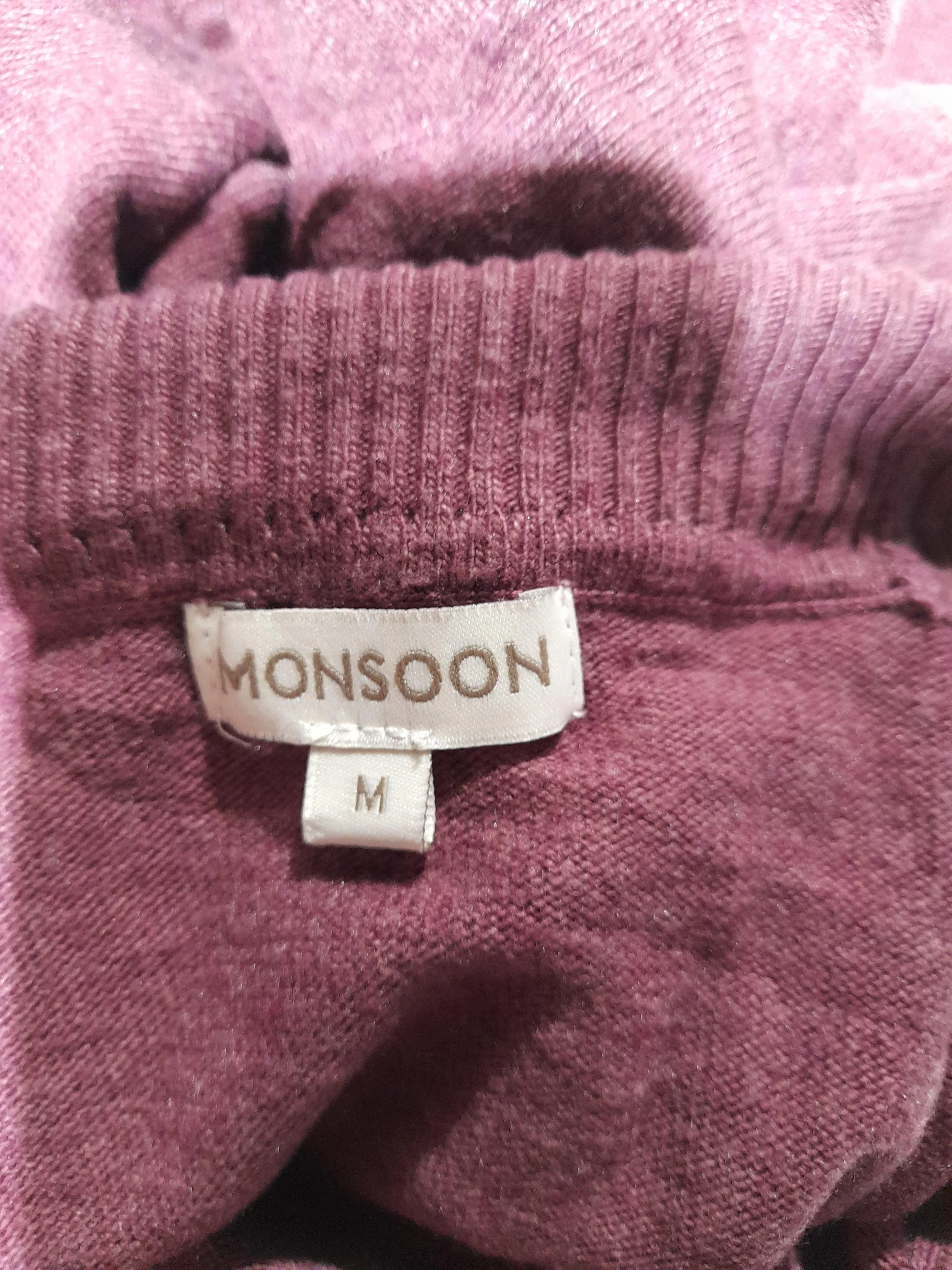 Monsoon Women's Jumper M Red Nylon with Acrylic, Wool Roll Neck Pullover - Image 5