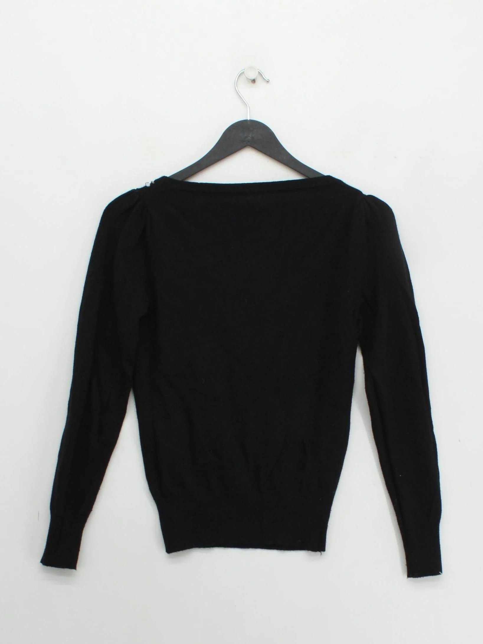 Monsoon Women's Jumper S Black Viscose with Nylon, Polyester, Angora Pullover - Image 2