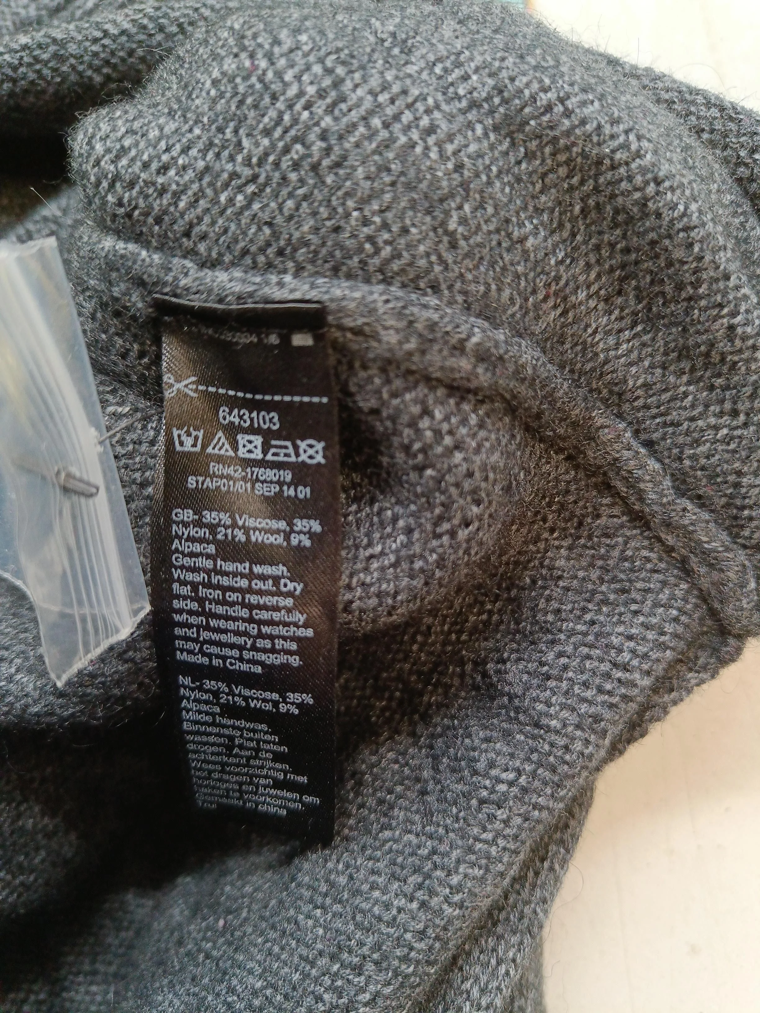 Monsoon Women's Jumper UK 8 Grey Viscose with Wool, Nylon, Angora Pullover - Image 6