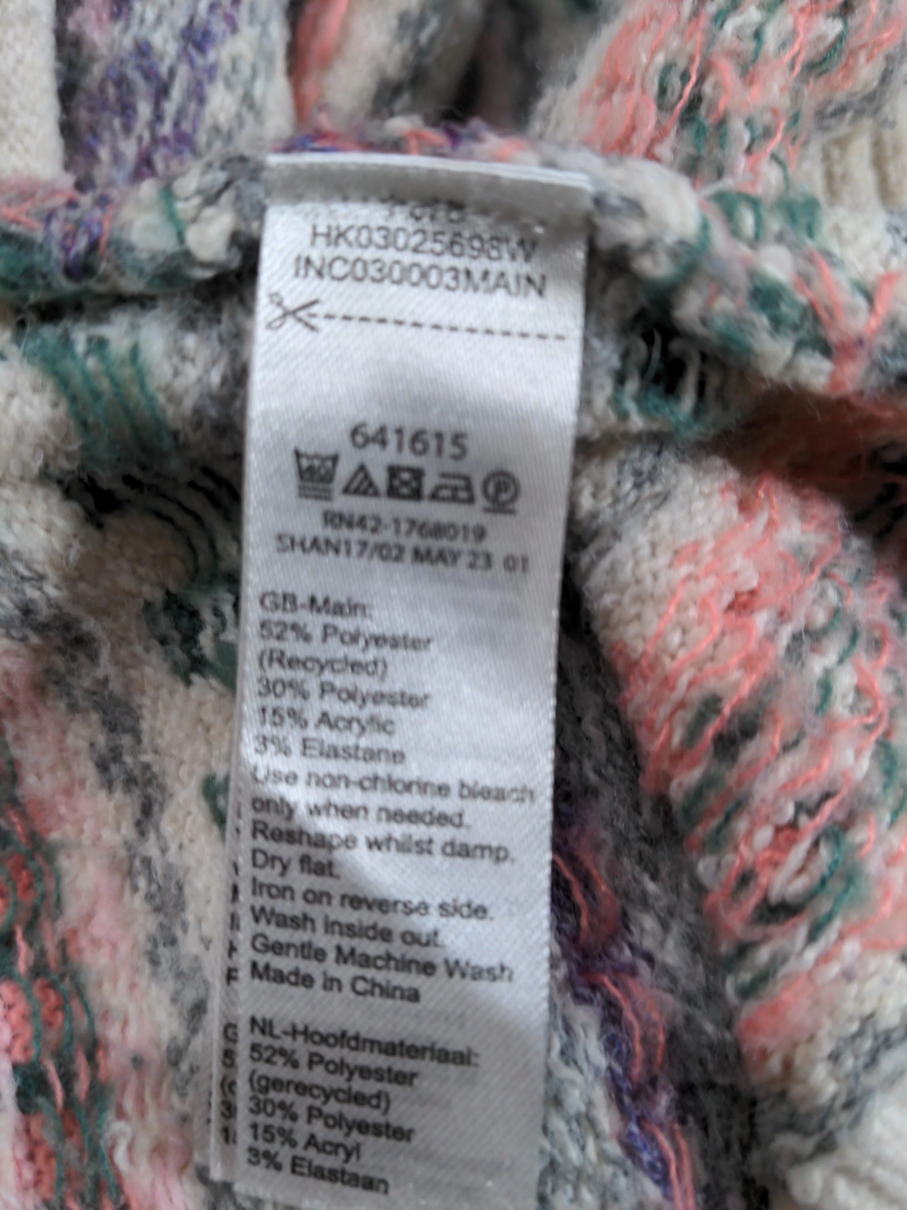 Monsoon Women's Jumper XL Cream Polyester with Acrylic, Elastane Pullover - Image 6