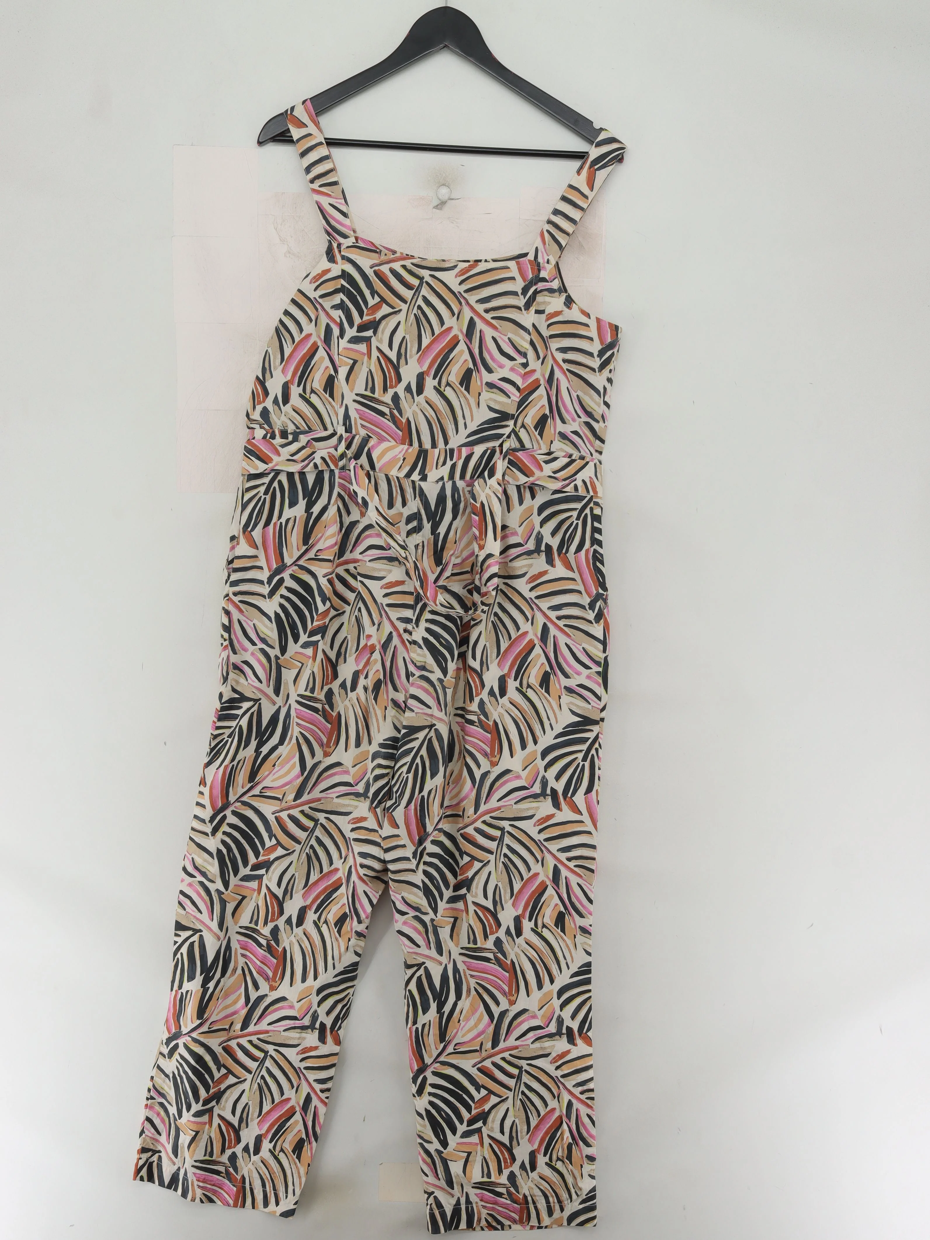Monsoon Women's Jumpsuit UK 14 Multi 100% Cotton Wide-Leg Jumpsuit - Image 2