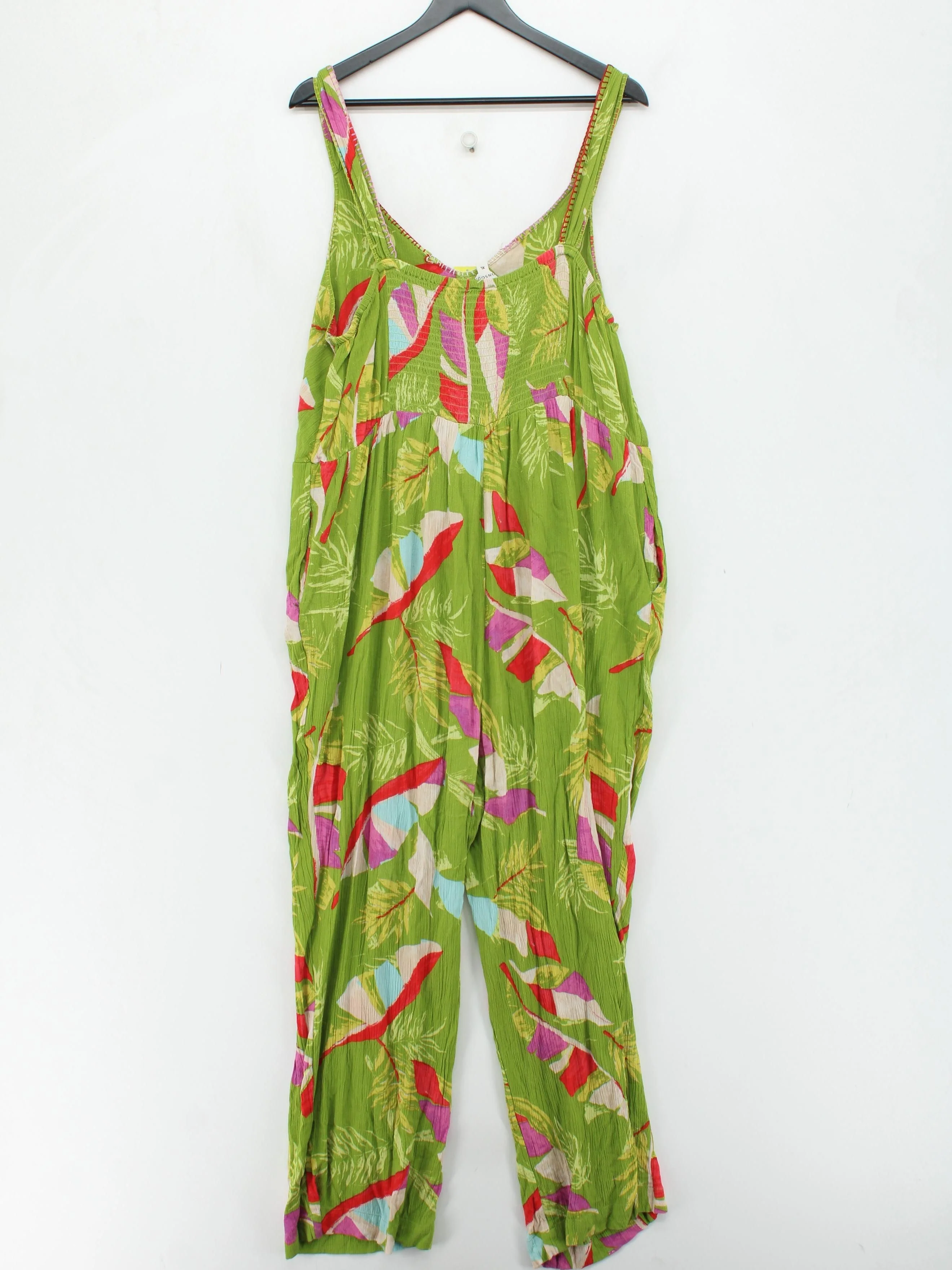 Monsoon Women's Jumpsuit XL Green 100% Other Wide-Leg Jumpsuit - Image 2