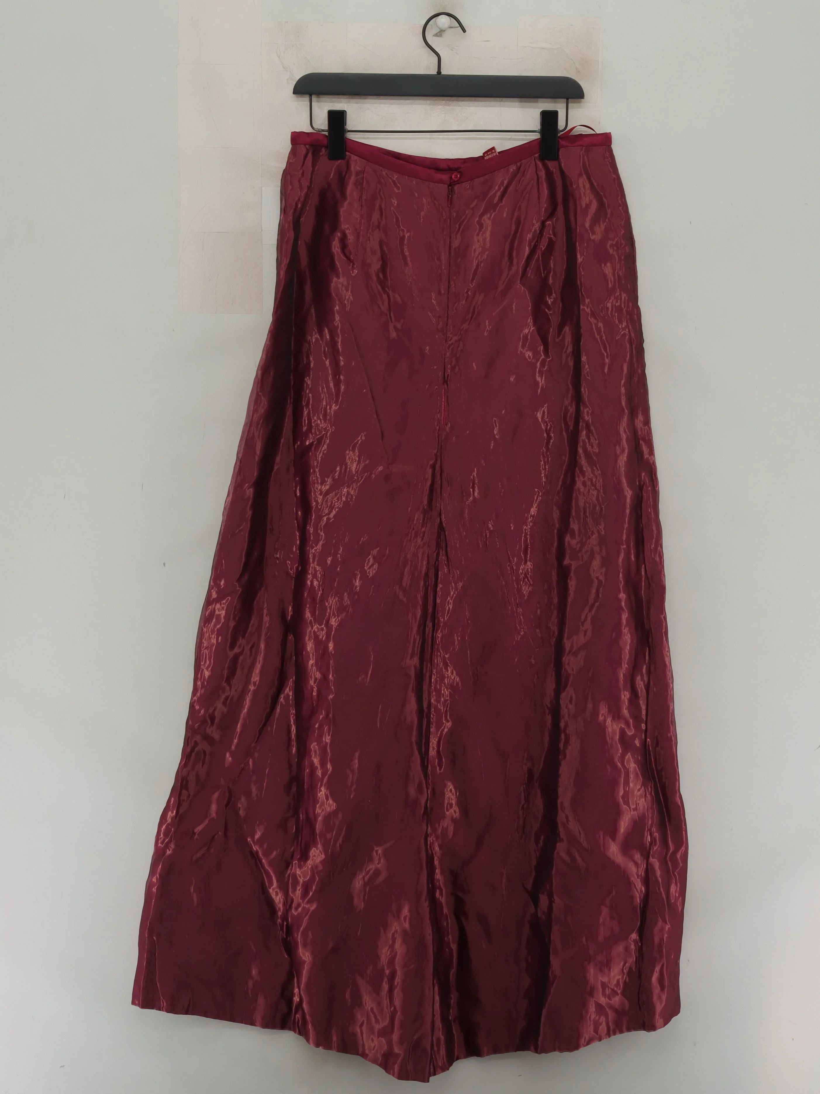 Monsoon Women's Maxi Skirt UK 16 Red Polyester with Nylon, Acetate Long Maxi - Image 2