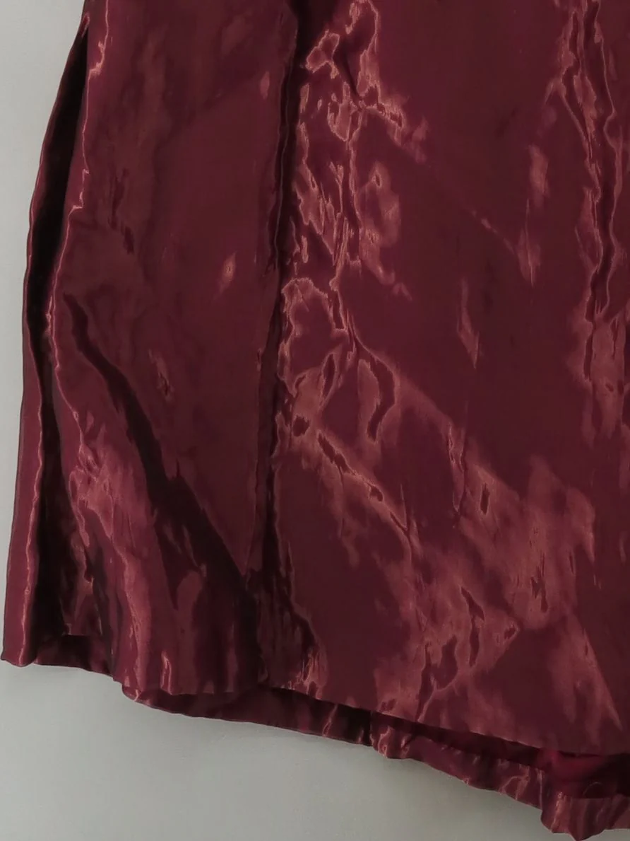 Monsoon Women's Maxi Skirt UK 16 Red Polyester with Nylon, Acetate Long Maxi - Image 4