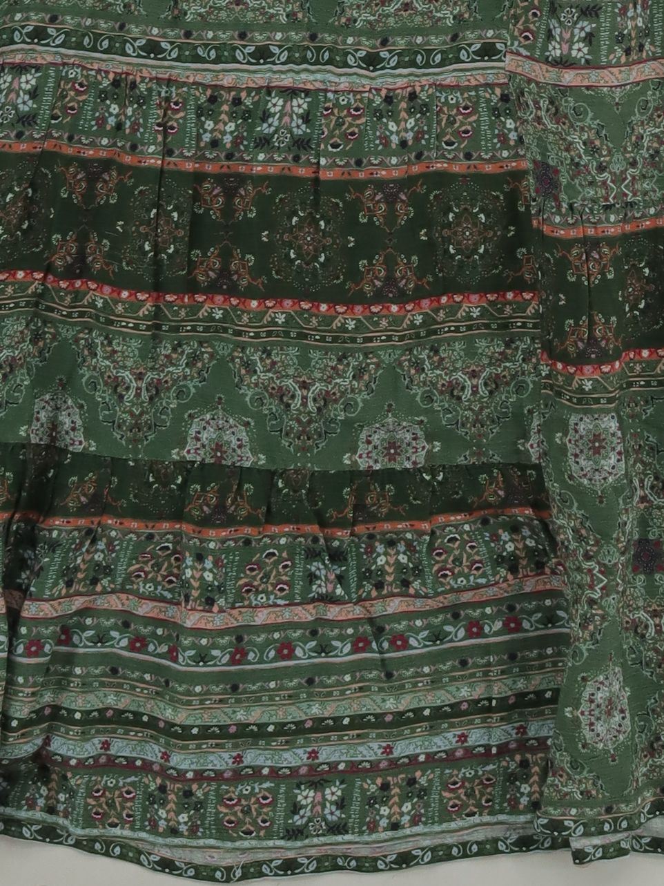 Monsoon Women's Maxi Skirt XL Green 100% Viscose Long Maxi - Image 4