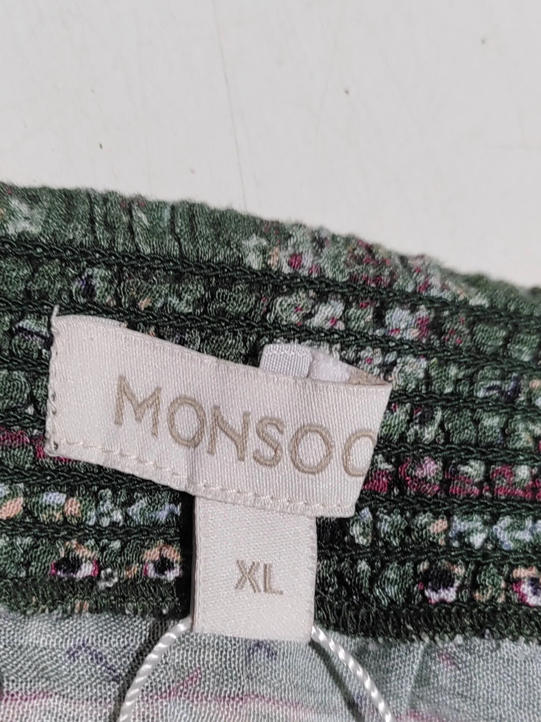 Monsoon Women's Maxi Skirt XL Green 100% Viscose Long Maxi - Image 5