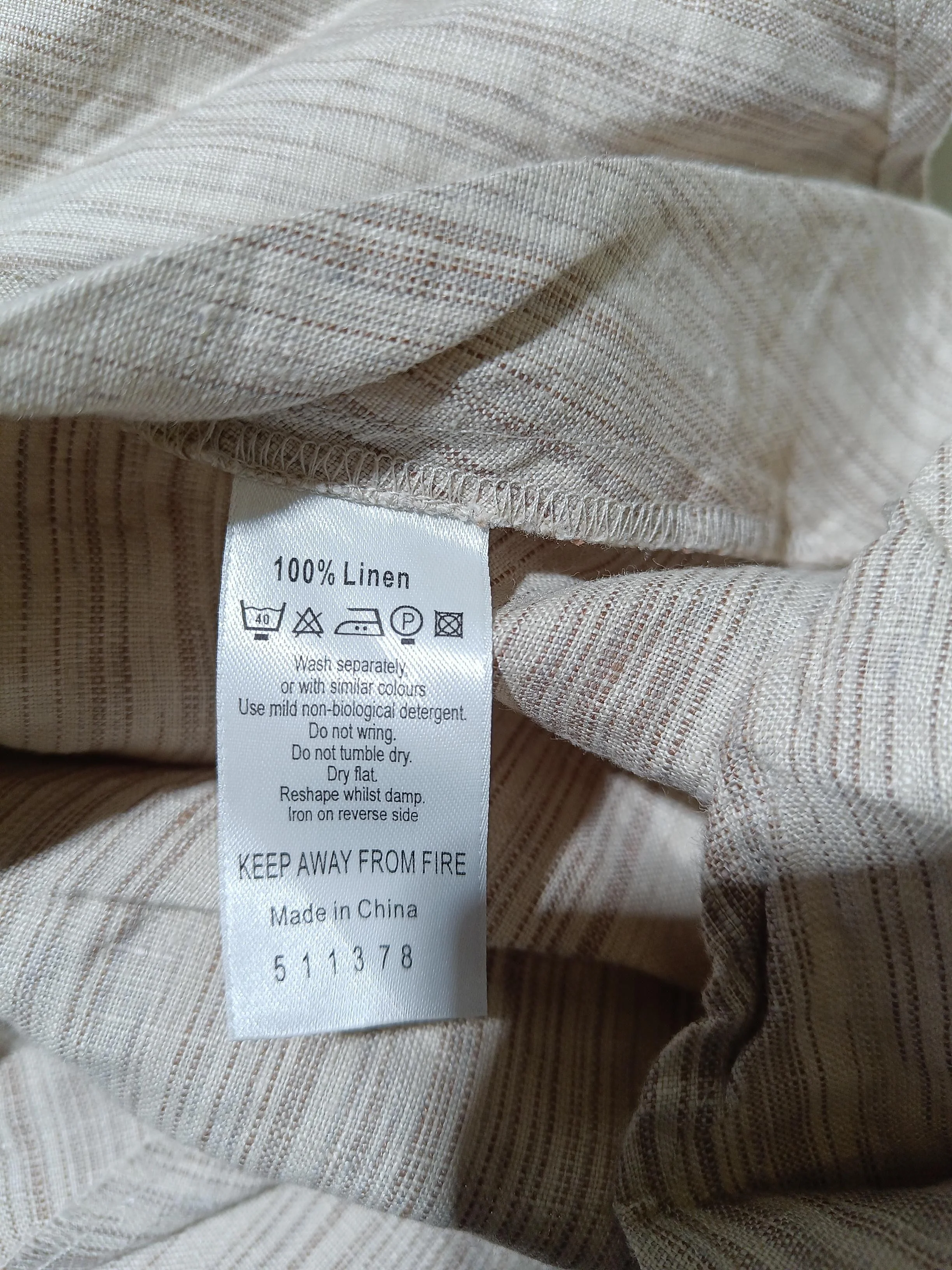 Monsoon Women's Midi Skirt L Cream 100% Linen Midi A-Line - Image 6