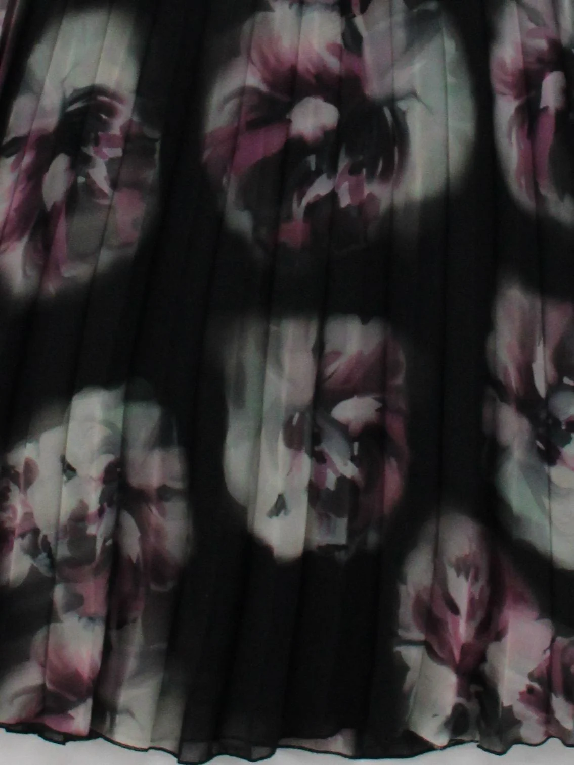 Monsoon Women's Midi Skirt UK 10 Multi Floral 100% Polyester Midi Pleated - Image 4