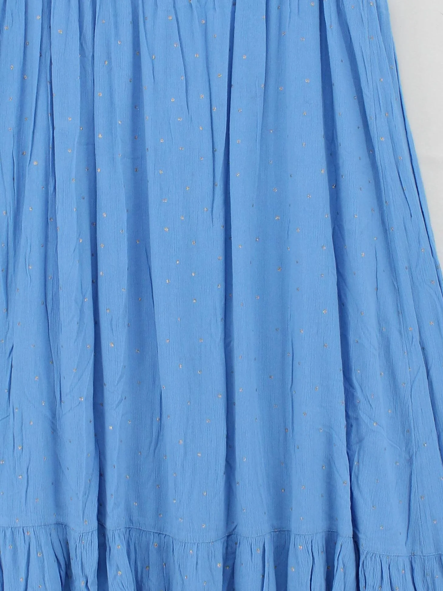 Monsoon Women's Midi Skirt XL Blue 100% Viscose Midi A-Line - Image 3