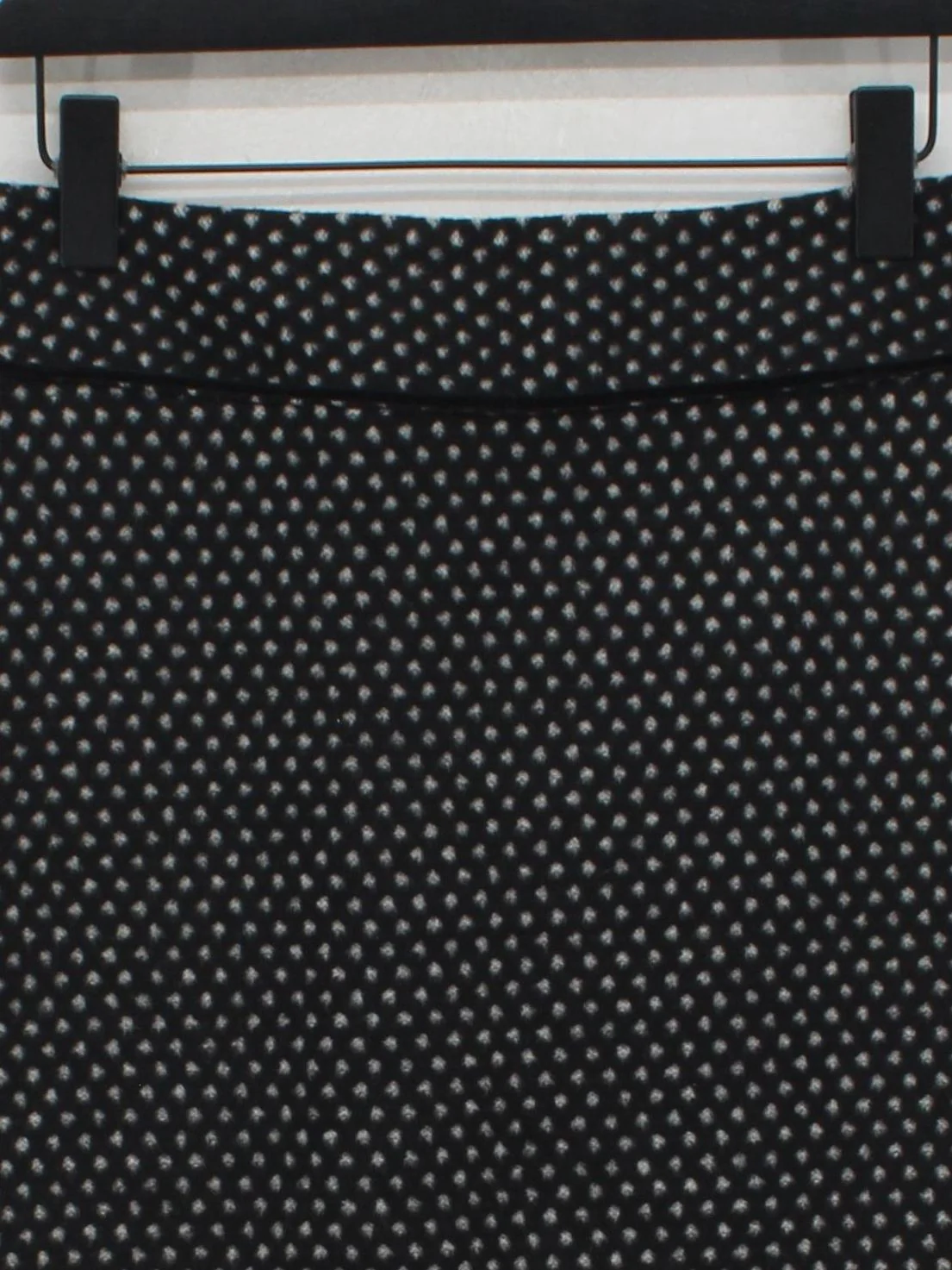 Monsoon Women's Mini Skirt UK 14 Black Polkadot Wool with Polyester Short Mini - Image 3