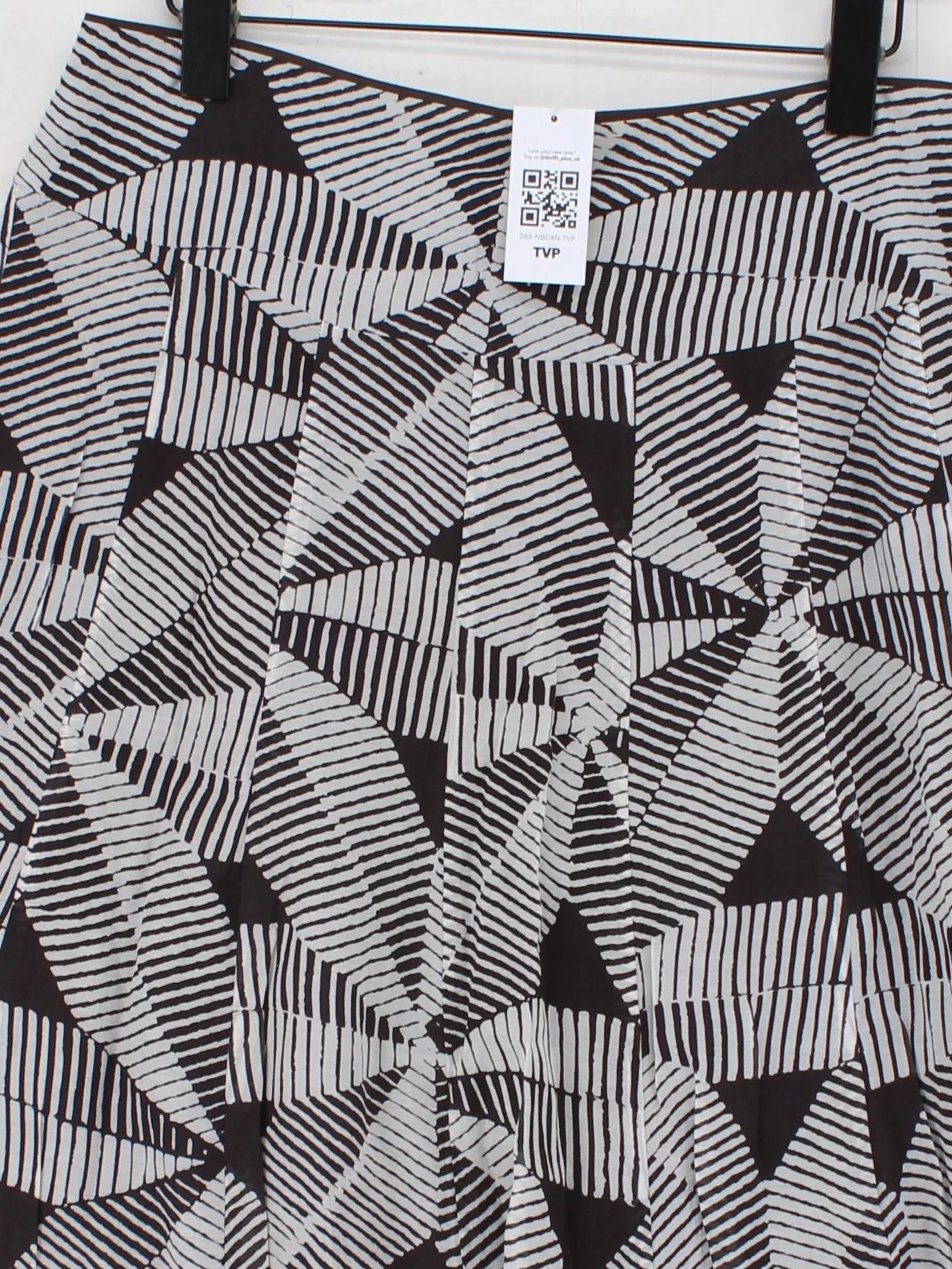 Monsoon Women's Mini Skirt UK 14 Multi Cotton with Silk, Polyester Mini - Image 3