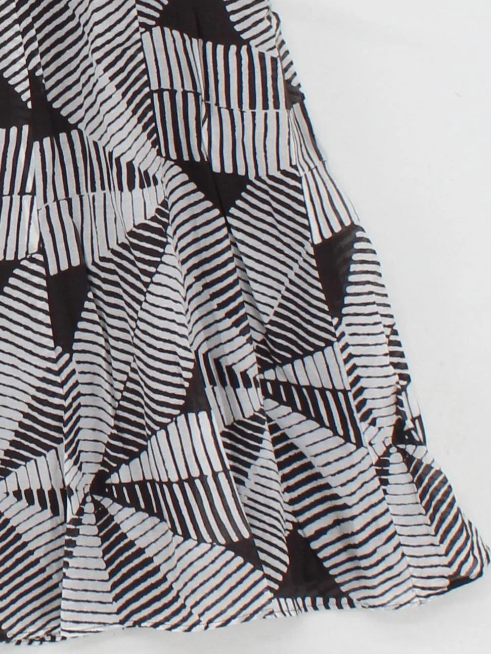Monsoon Women's Mini Skirt UK 14 Multi Cotton with Silk, Polyester Mini - Image 4
