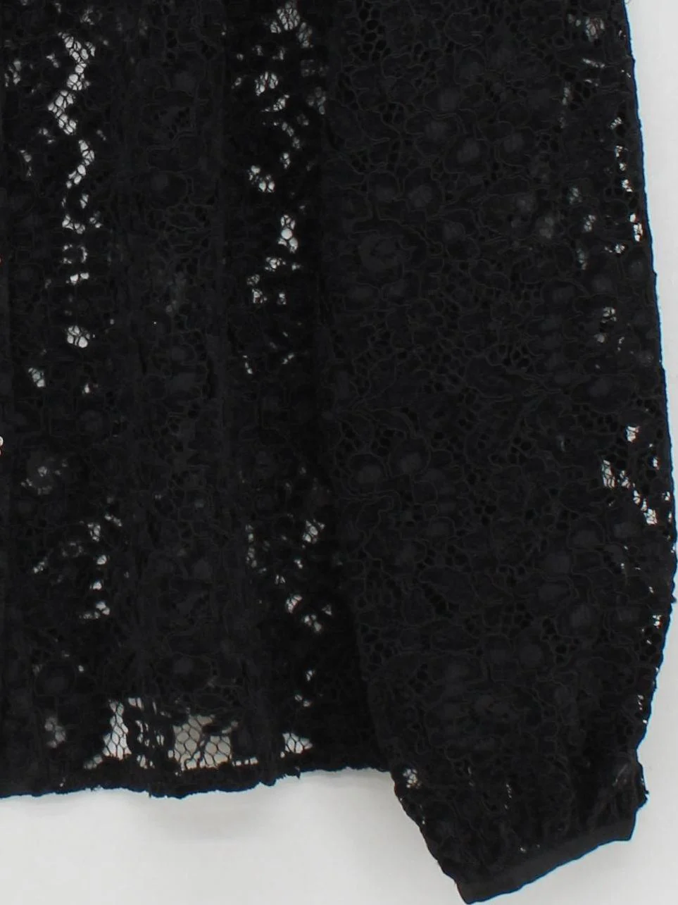 Monsoon Women's Shirt UK 14 Black 100% Polyester Long Sleeve Collared Basic - Image 4