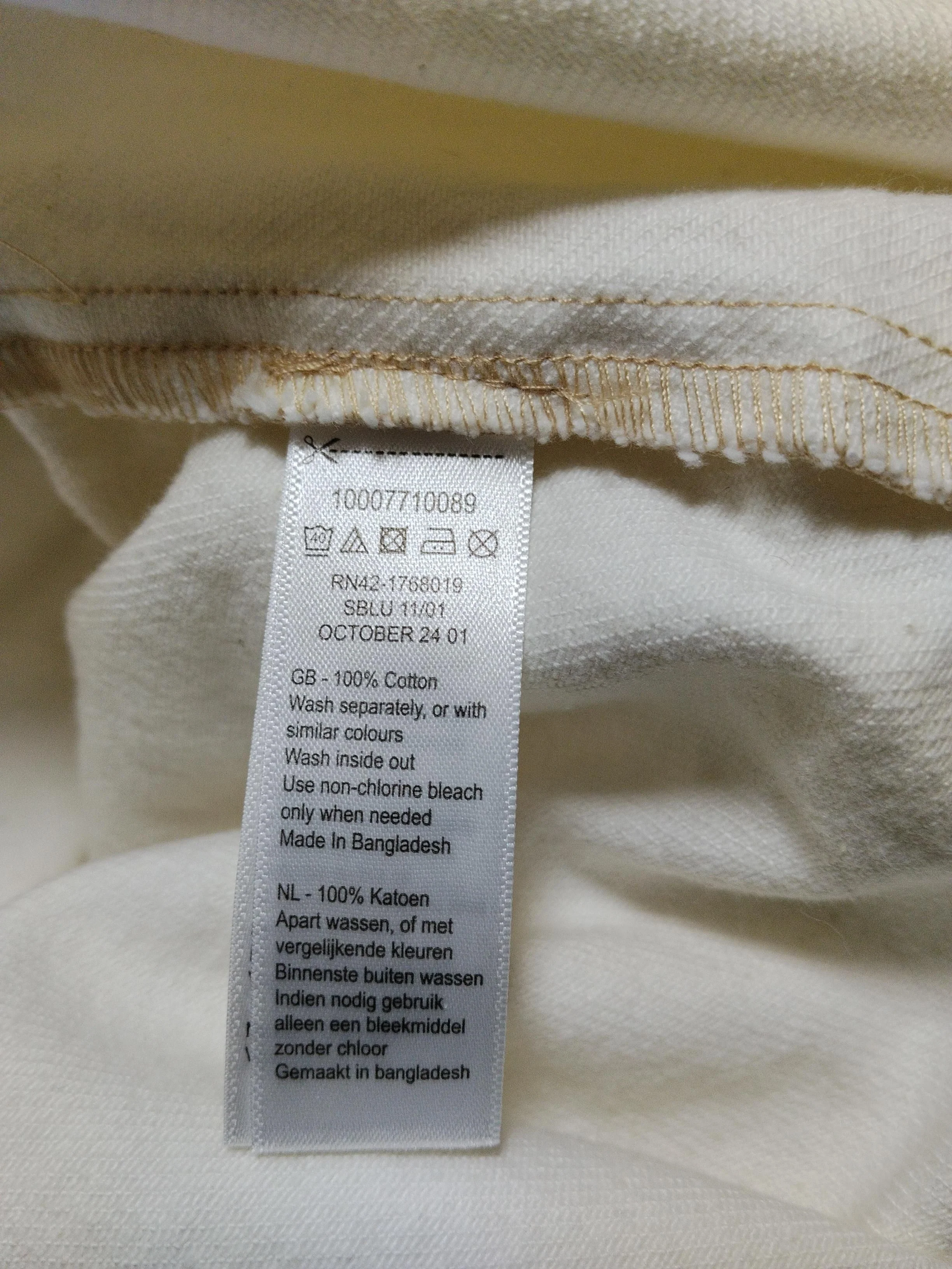 Monsoon Women's Shirt XL White 100% Cotton Long Sleeve Collared Basic - Image 6